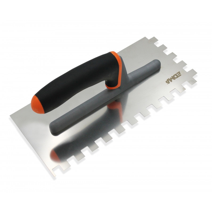 Изображение товара Шпатель зубчатый Edma 260755 280 мм из нержавеющей стали