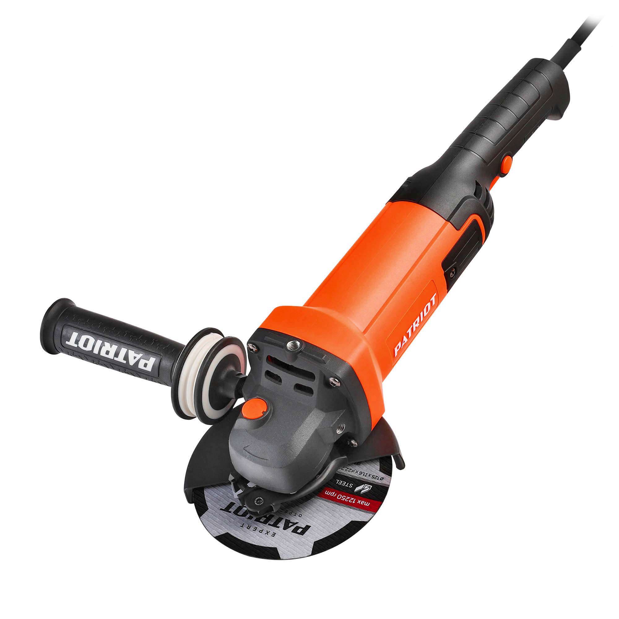 Изображение товара Угловая шлифовальная машина Patriot AG 128 1300 Вт диаметр диска 125 мм