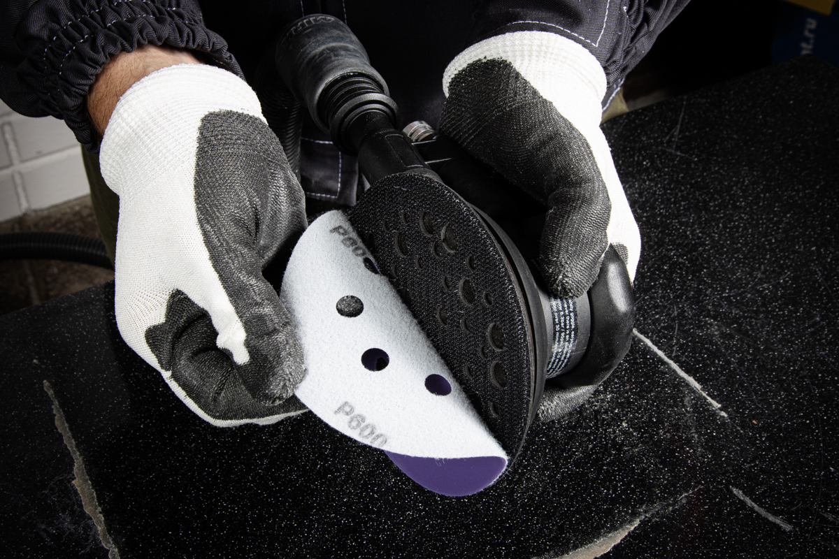 Изображение товара Роторно-орбитальная пневматическая шлифовальная машина Debever DB-4060 125мм 170л/мин