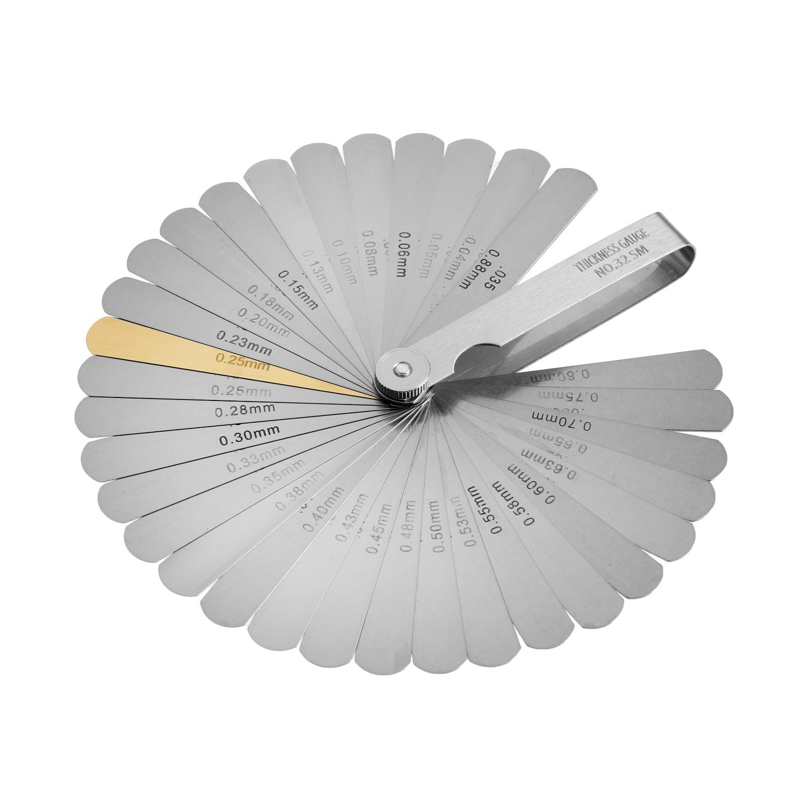 Изображение товара Набор щупов для измерения зазоров ТУНДРА 9241185, 32 шт