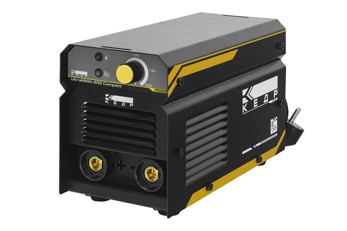 Изображение товара Инверторный сварочный аппарат КЕДР UltraММА-200 Compact 200 А для дома и дачи