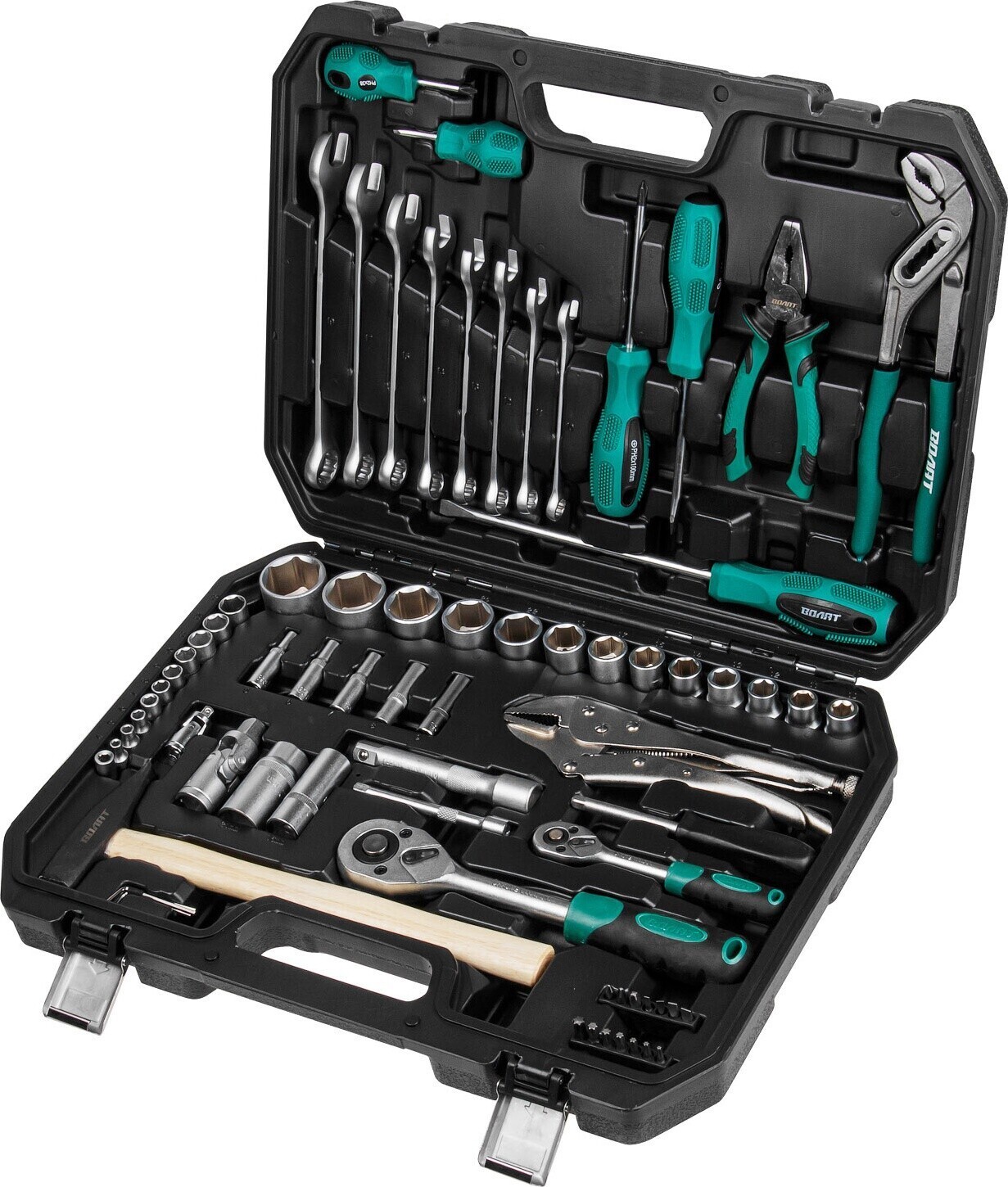 Изображение товара Набор инструментов ВОЛАТ 18530-72, 72 предмета для ремонта и слесарных работ