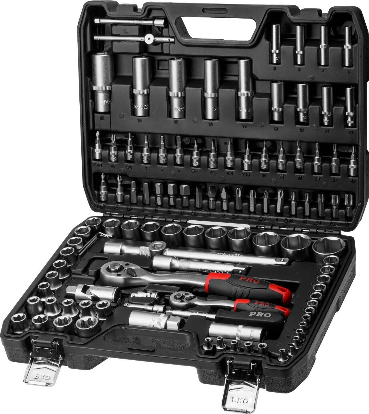 Изображение товара Набор инструментов STARTUL Stuttgart PRO-108S 108 предметов в кейсе для авто и мастерских