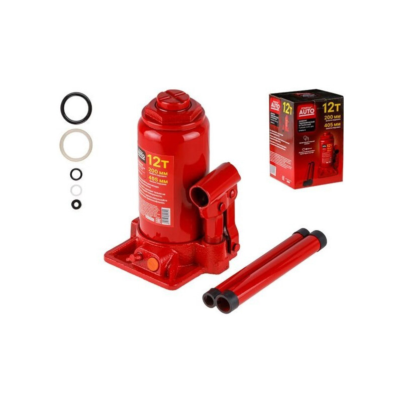 Изображение товара Домкрат гидравлический бутылочный STARTUL ST8018-12 до 12 тонн