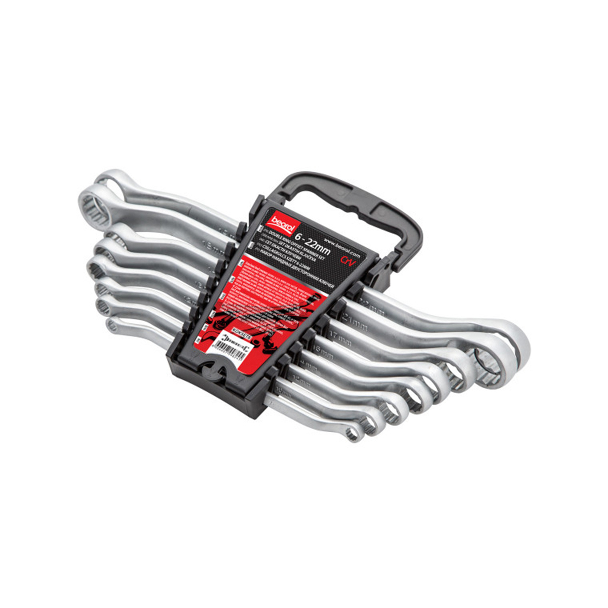 Изображение товара Набор ключей накидных Beorol KOKSET8 6-22 мм, 8 шт