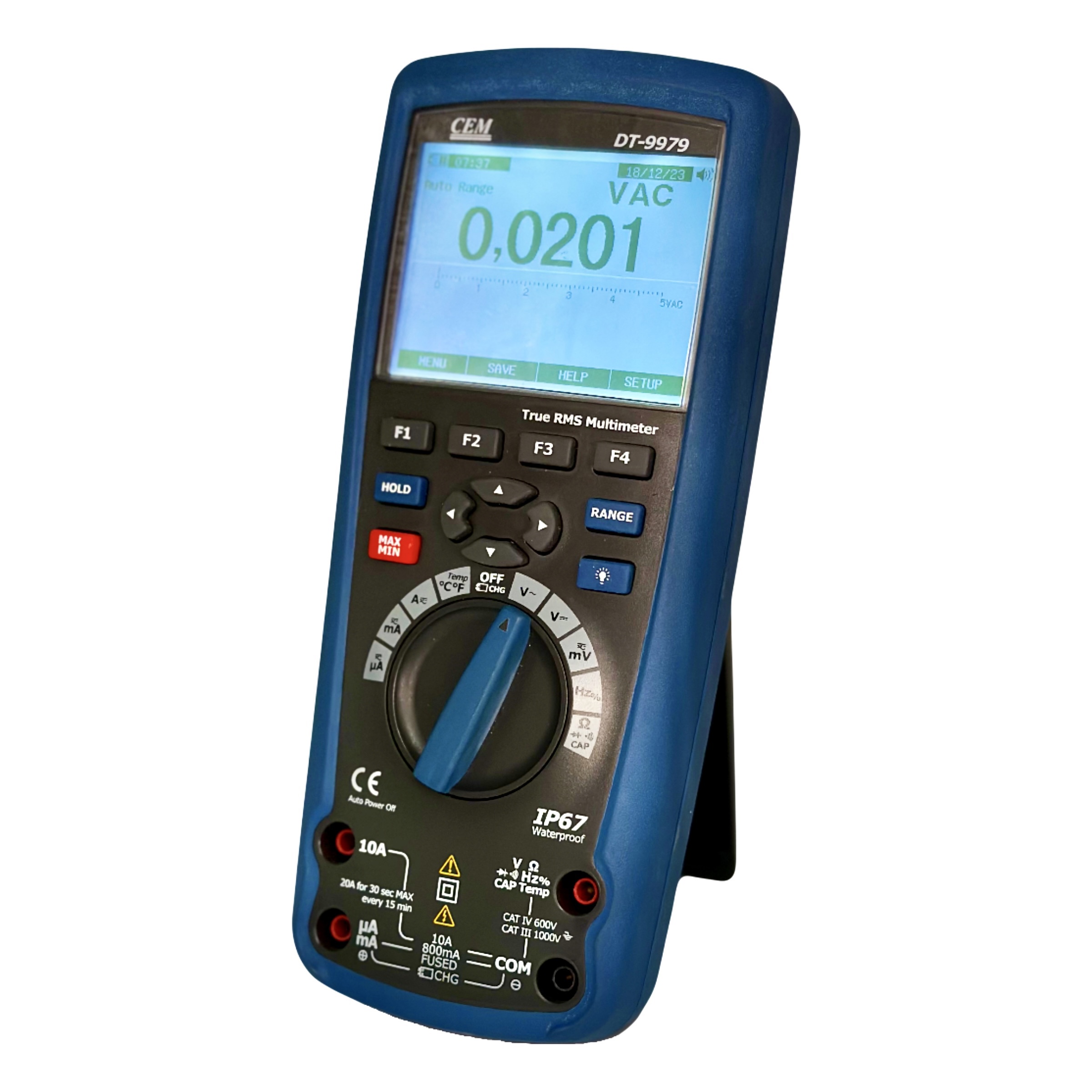 Изображение товара Цифровой мультиметр СЕМ DT-9979 с подсветкой и ударопрочным корпусом для профессионалов