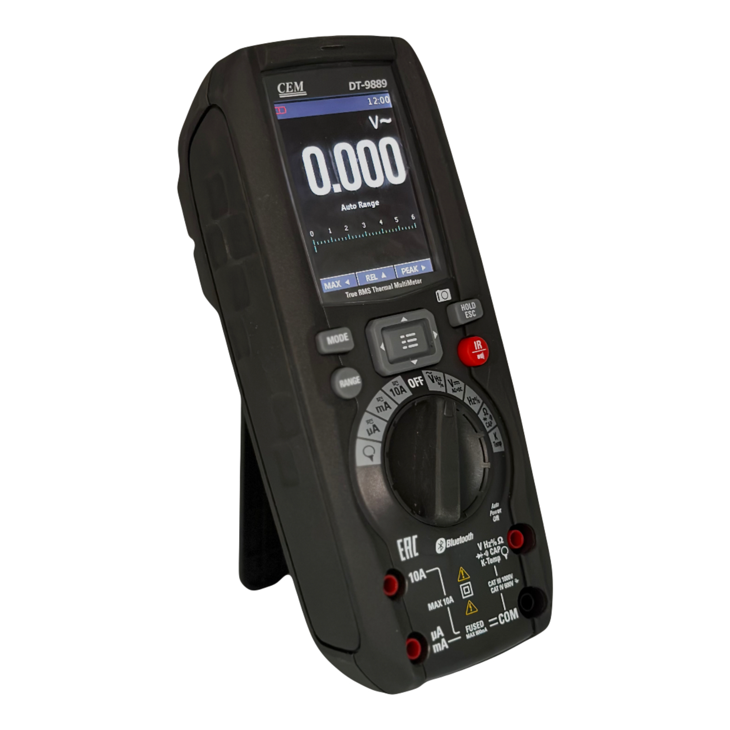 Изображение товара Профессиональный мультиметр-осцилограф СЕМ DT-9989 с Bluetooth и TFT экраном