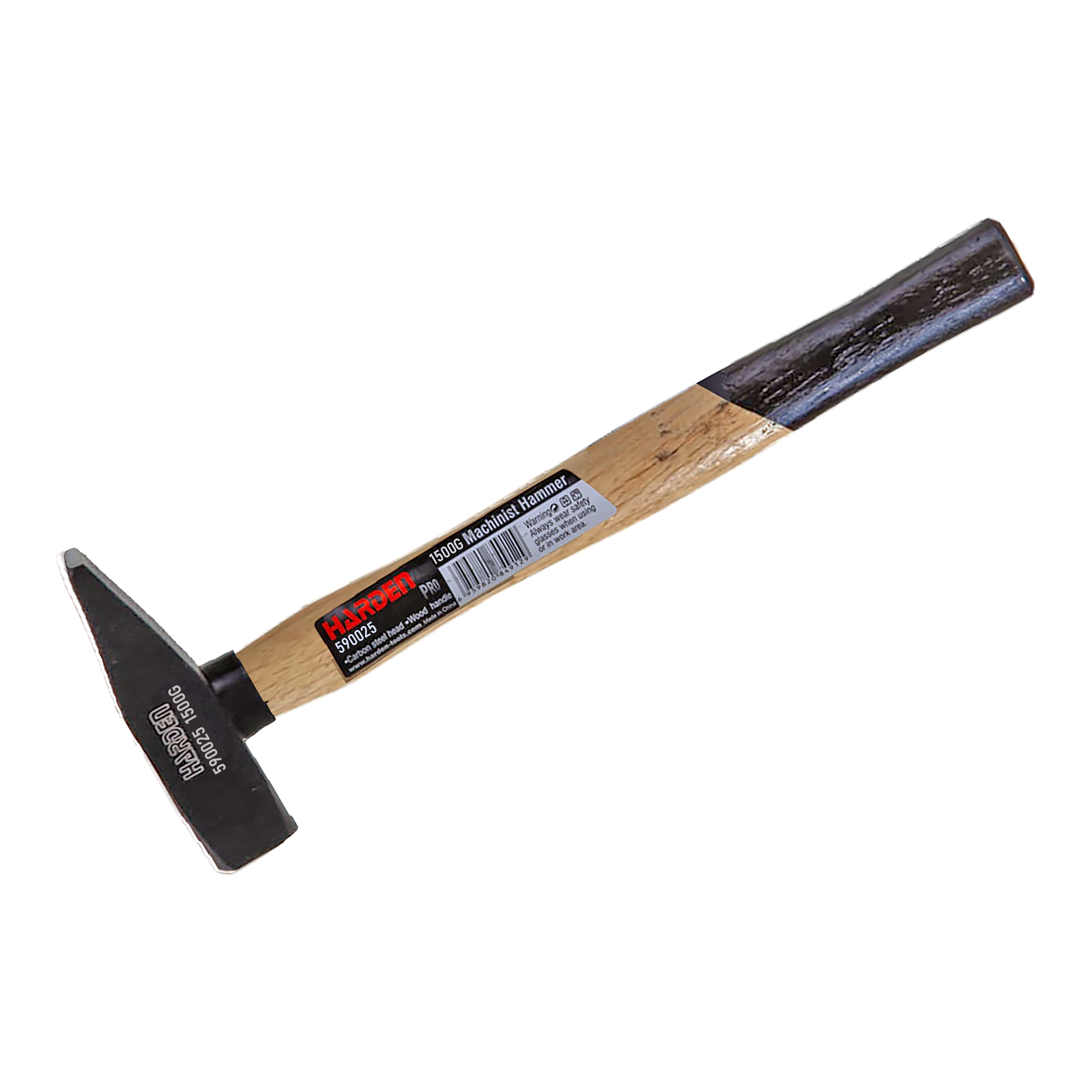 Изображение товара Молоток слесарный Harden 590025 с деревянной рукояткой 1500 г