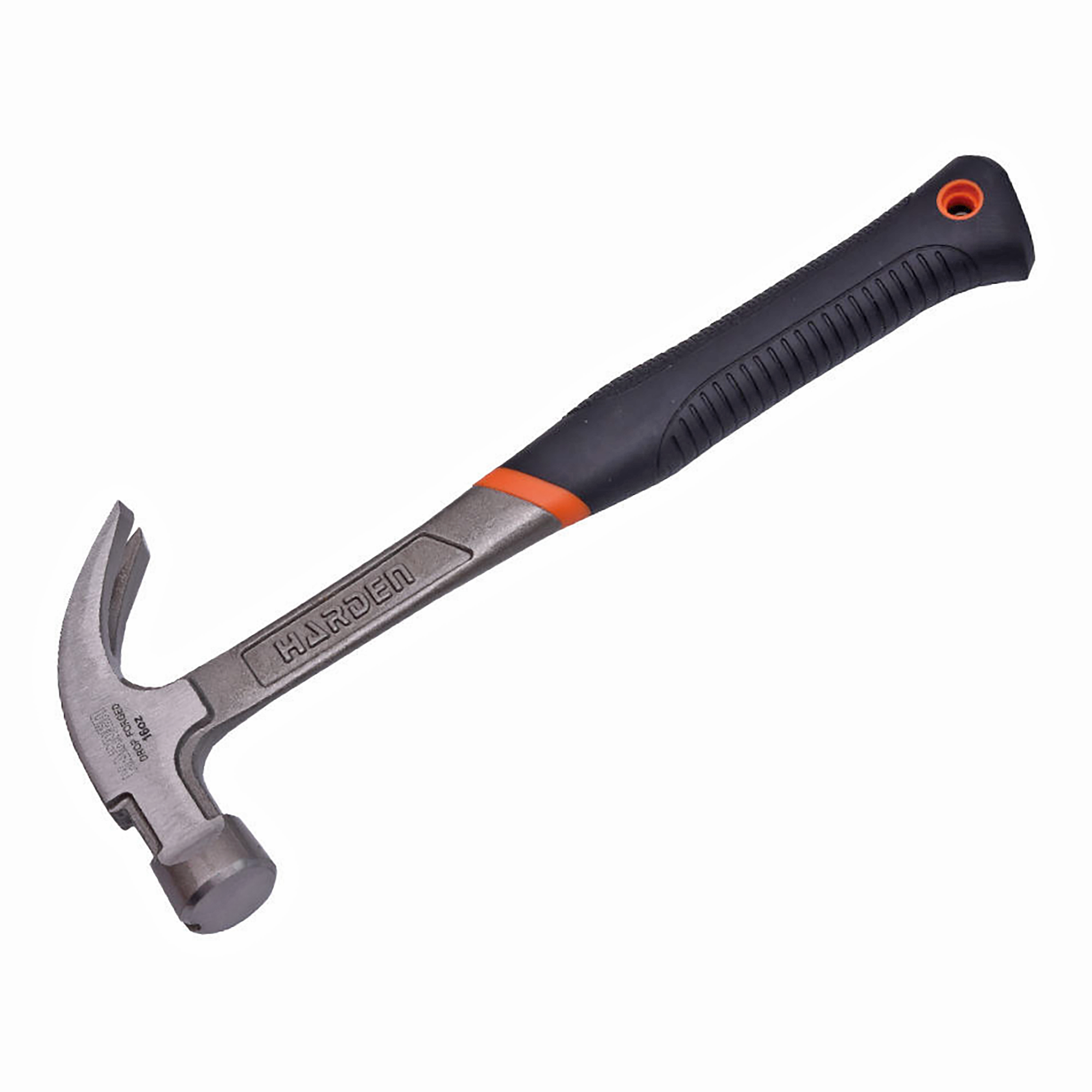 Изображение товара Молоток-гвоздодер Harden 590218 фиберглассовая рукоятка 500 г