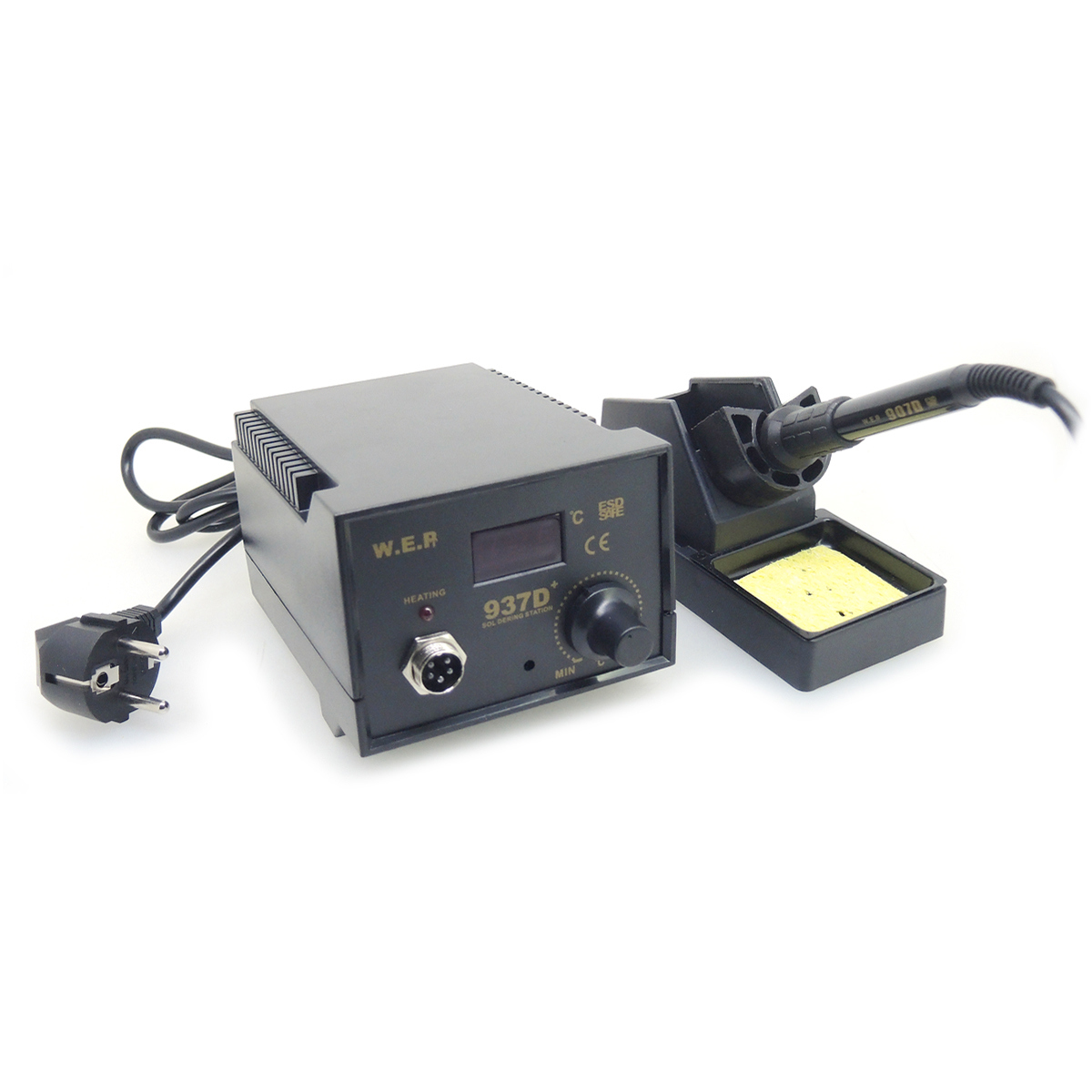 Изображение товара Электрический паяльник W.E.P 937D 60Вт с индикатором нагрева
