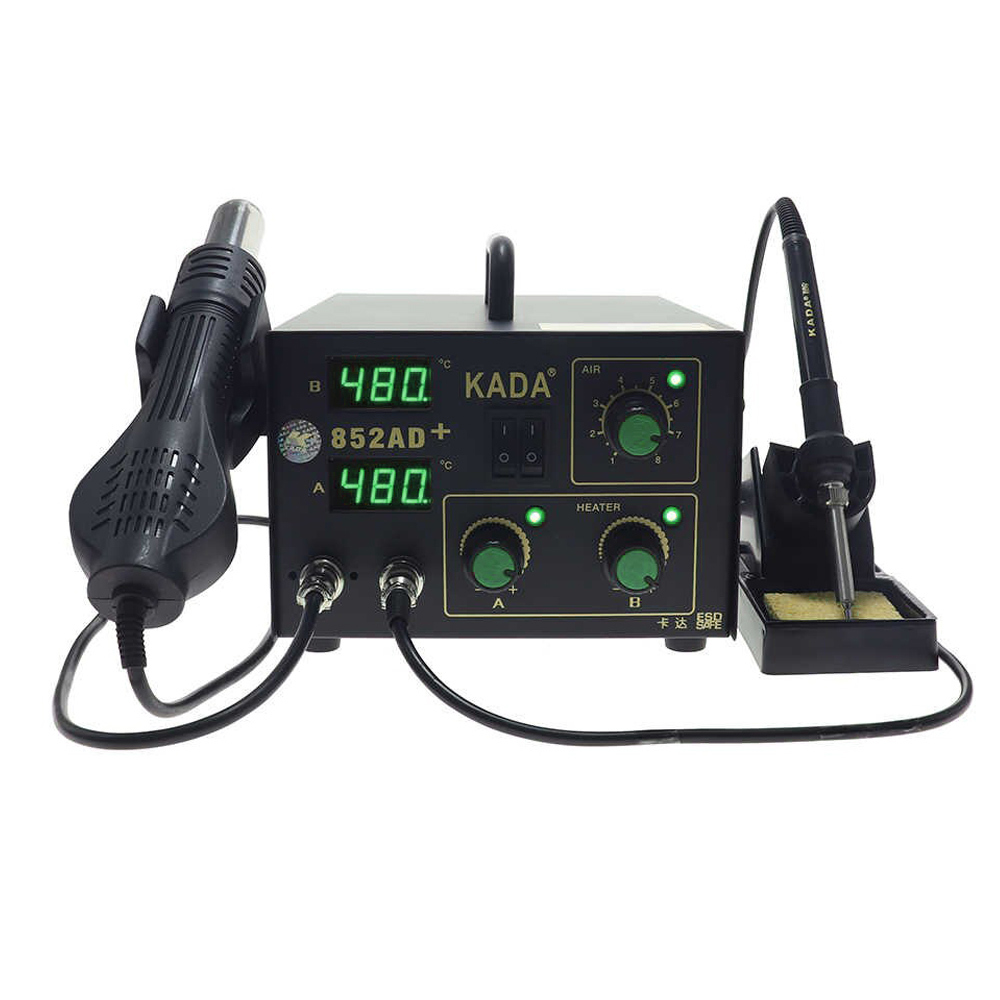 Изображение товара Паяльная станция KADA 852AD+ М0946316 550Вт с феном, цифровые дисплеи