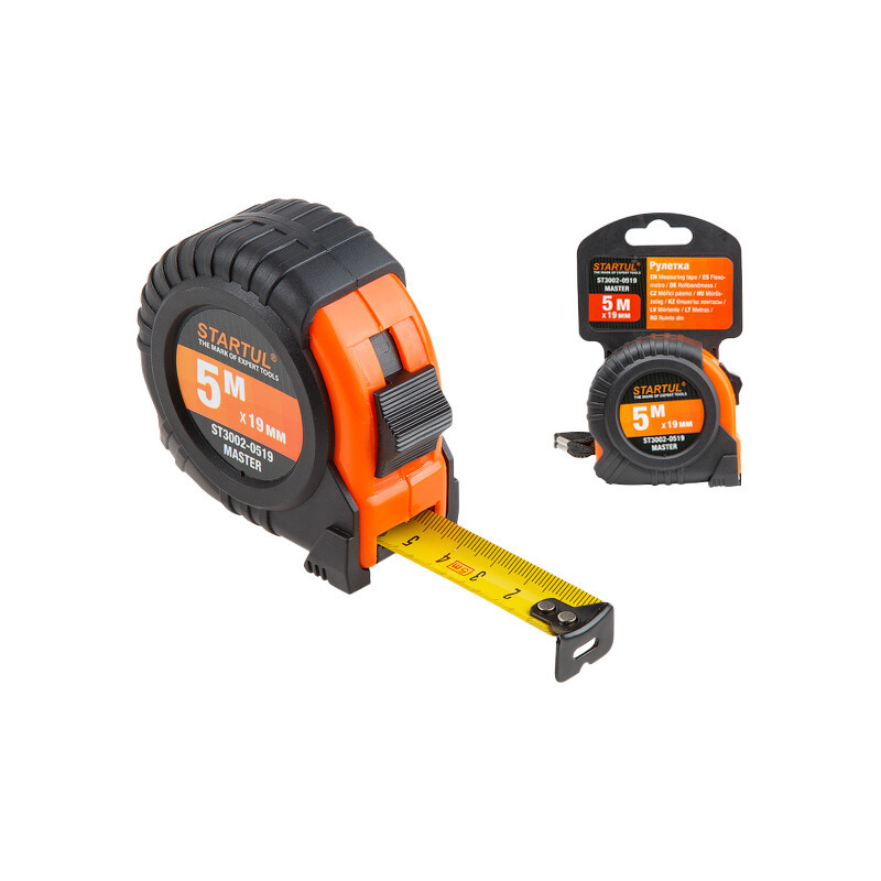 Изображение товара Рулетка Startul Master ST3002-0519 3 м x 16 мм Изображение товара Рулетка Startul Master ST3002-0519 3 м x 16 мм