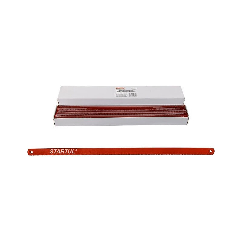 Изображение товара Полотно для ножовки по металлу Startul Standart ST4085-100 300 мм, 100 шт
