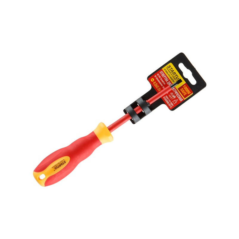 Изображение товара Отвертка прямая диэлектрическая Startul ST3050-410 SL4x100 мм