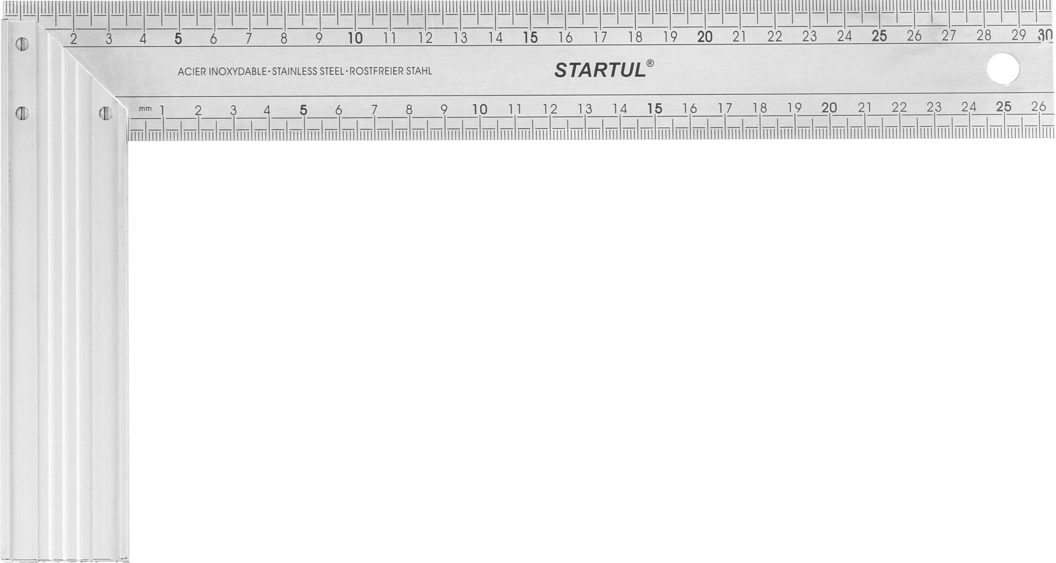 Изображение товара Угольник Startul Profi ST3525-030 300 мм Изображение товара Угольник Startul Profi ST3525-030 300 мм