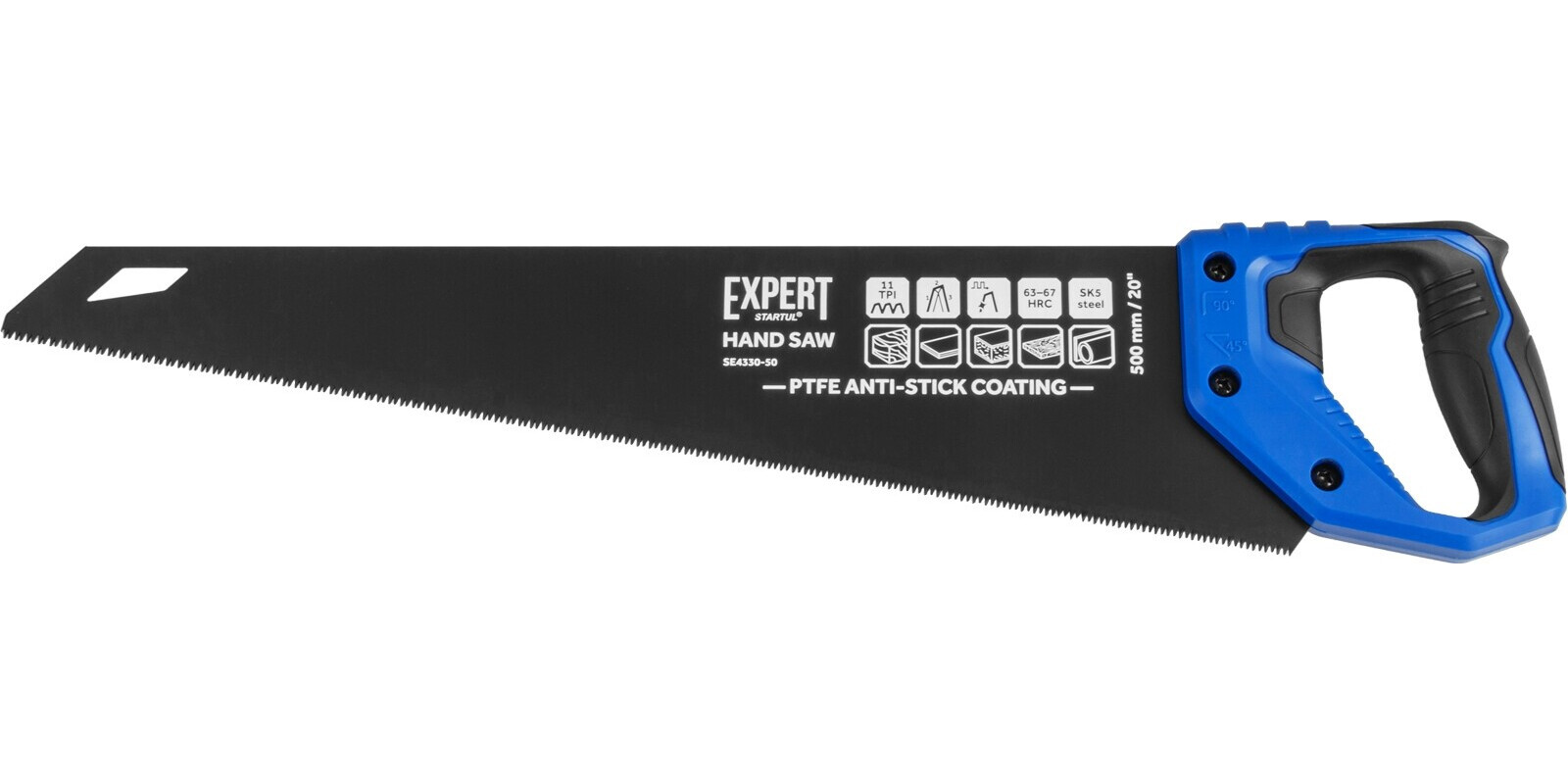 Изображение товара Ножовка по дереву Startul Expert SE4330-50 500 мм с тефлоновым покрытием