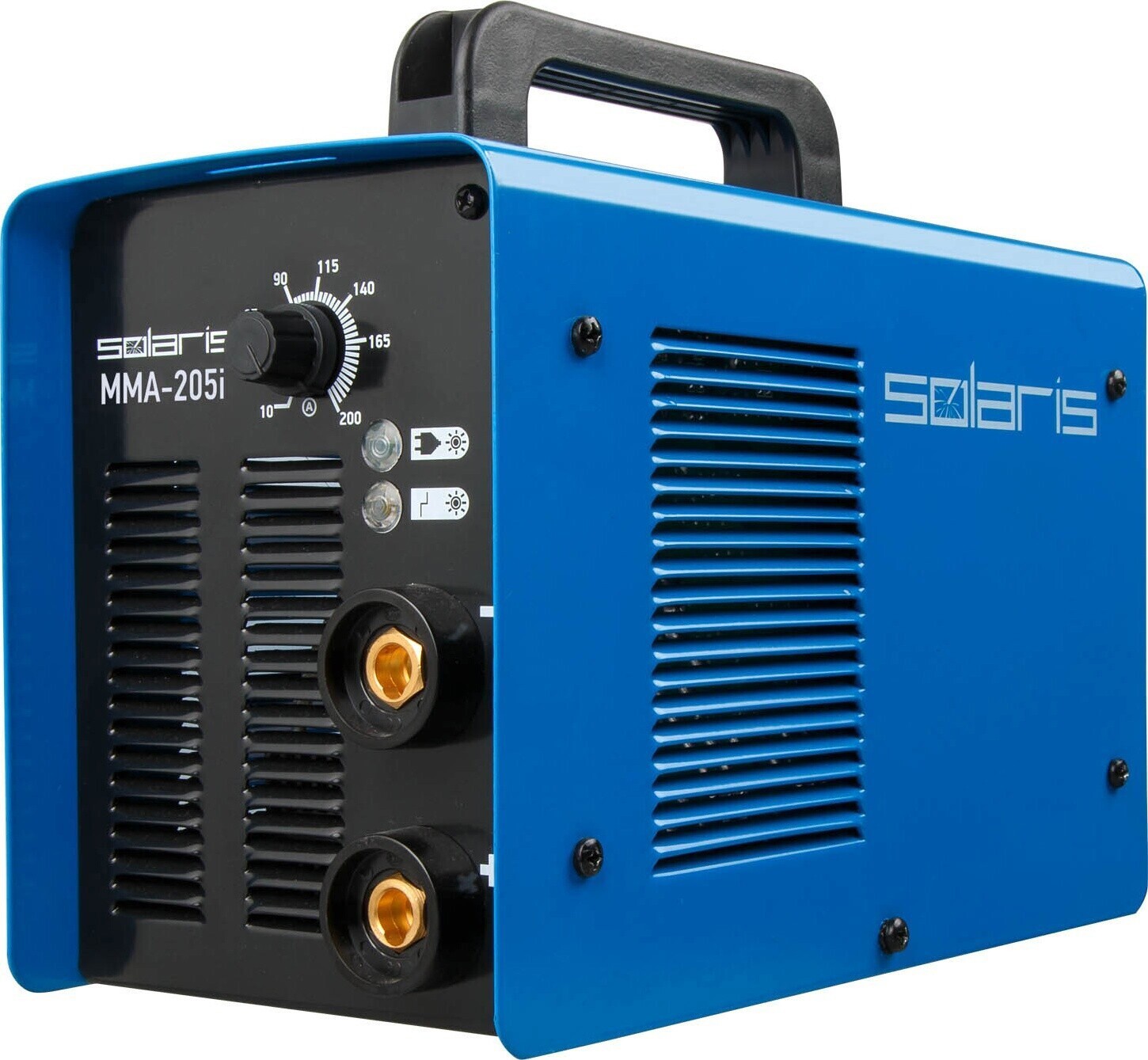 Изображение товара Инвертор сварочный Solaris MMA-205i 200А, до 4 мм, качество и надежность