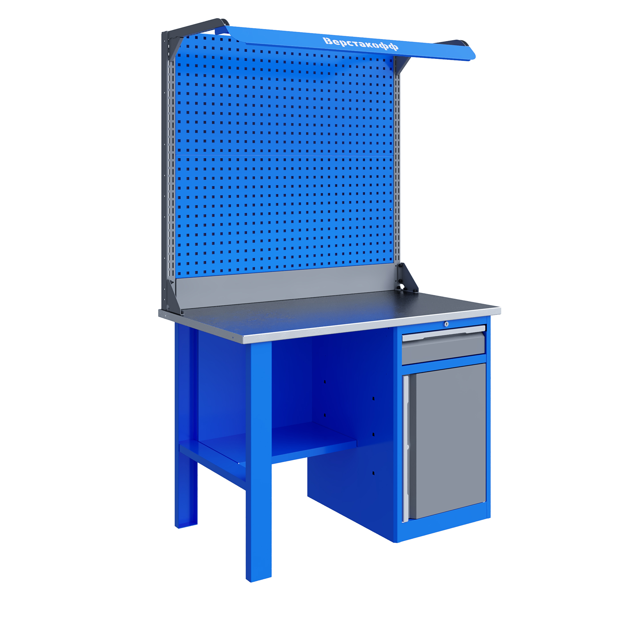 Изображение товара Стационарный верстак Верстакофф TNC 121.18.1-2F с нагрузкой до 750 кг