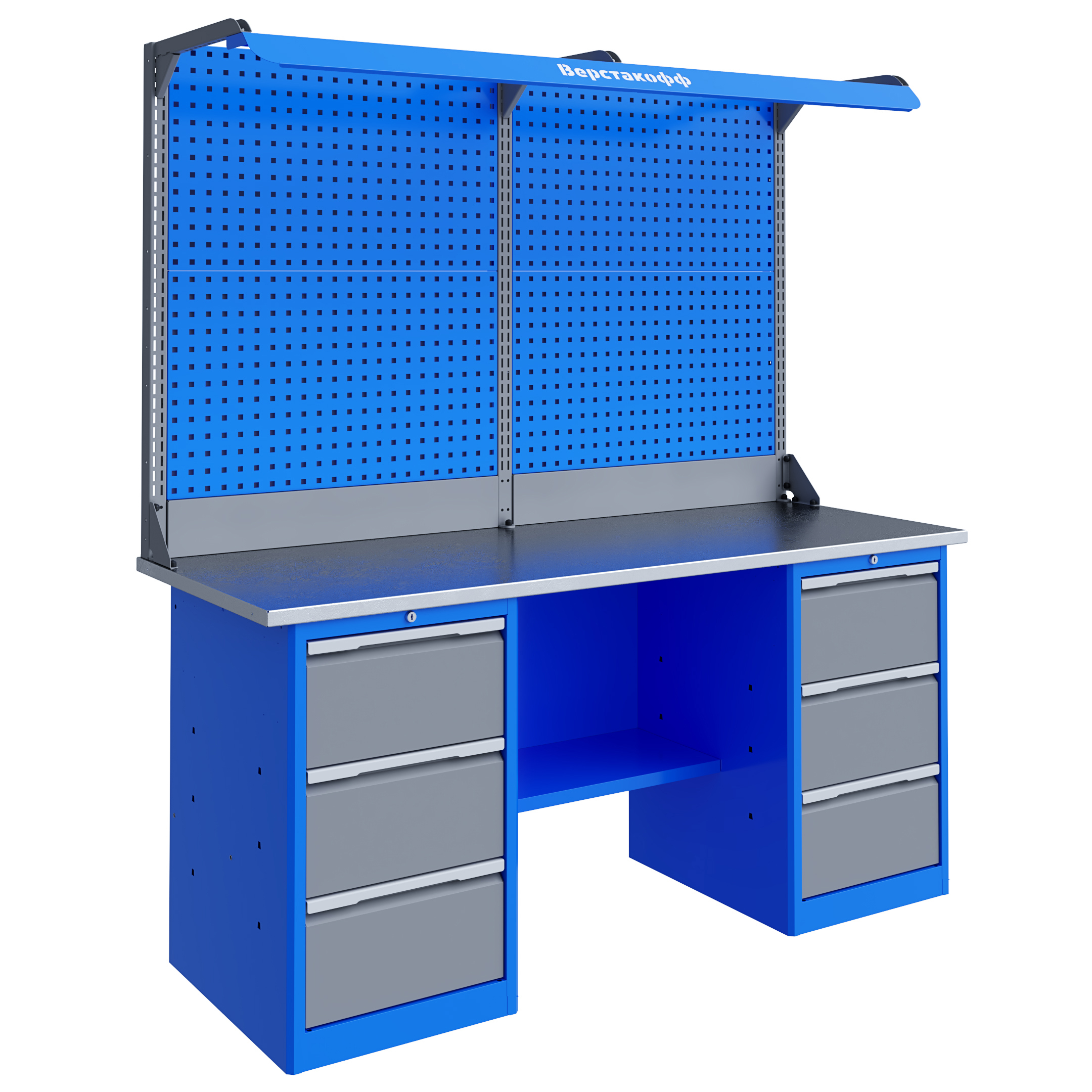 Изображение товара Стационарный верстак Верстакофф TNC 181.33.2-2F 750 кг