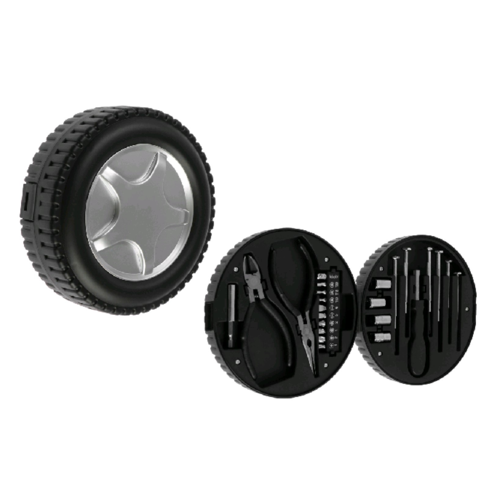 Изображение товара Набор инструментов Тундра Колесо 5084187 24 предмета кейс