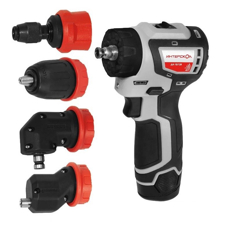 Изображение товара Дрель-шуруповерт Интерскол ДА-10/12В КомбиМАКС НСК 12 В