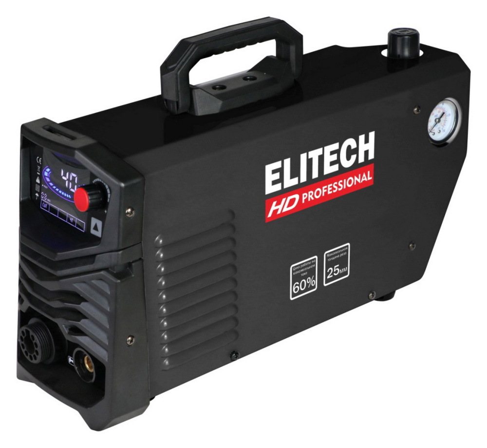 Изображение товара Аппарат для плазменной резки Elitech HD WM 40 Plasma 25 мм профессиональный