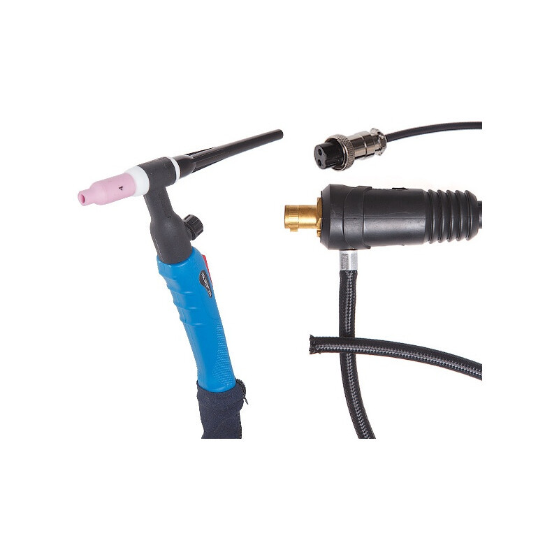 Изображение товара Горелка сварочная Solaris WGT-26V450 4 м 250 А для TIG сварки