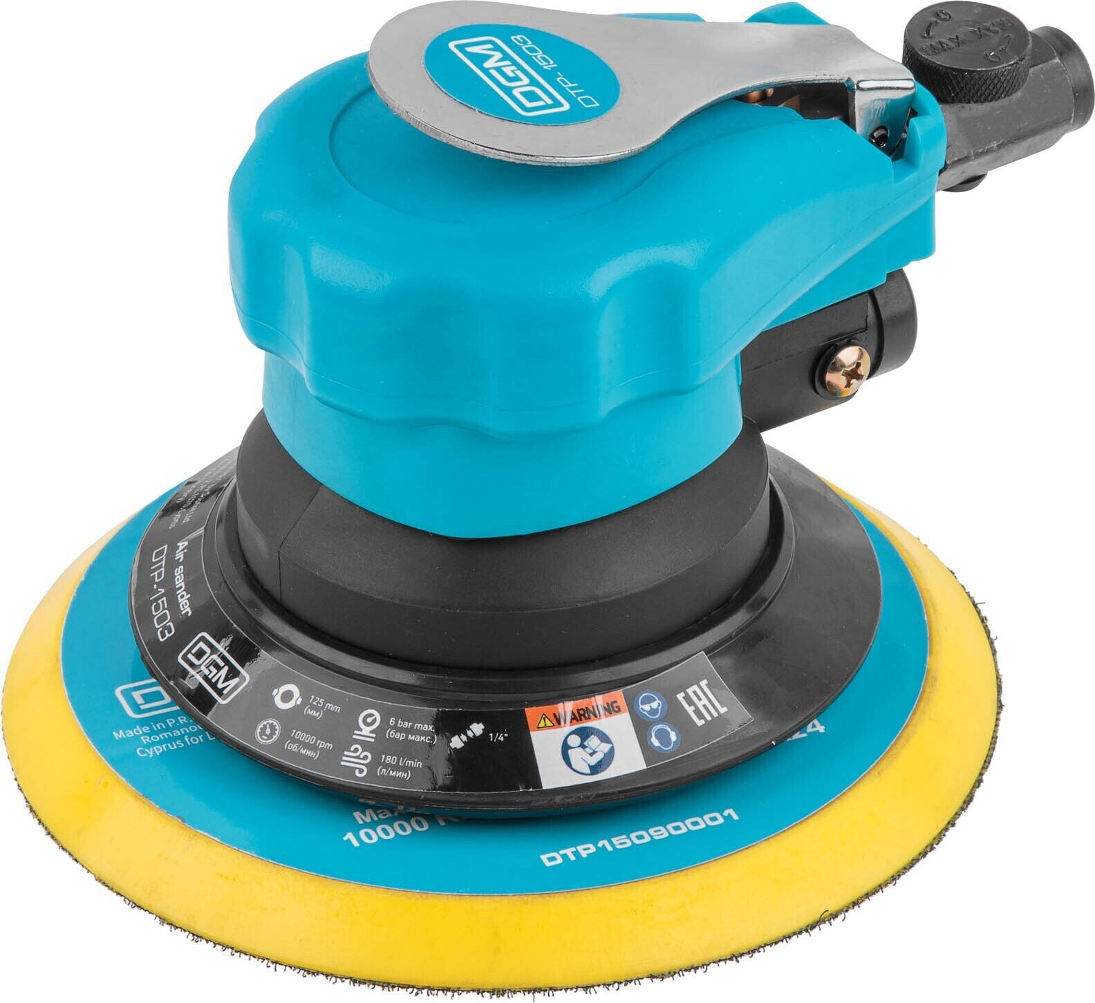 Изображение товара Эксцентриковая шлифмашина пневматическая DGM DTP-1503 180 л/мин, 150 мм