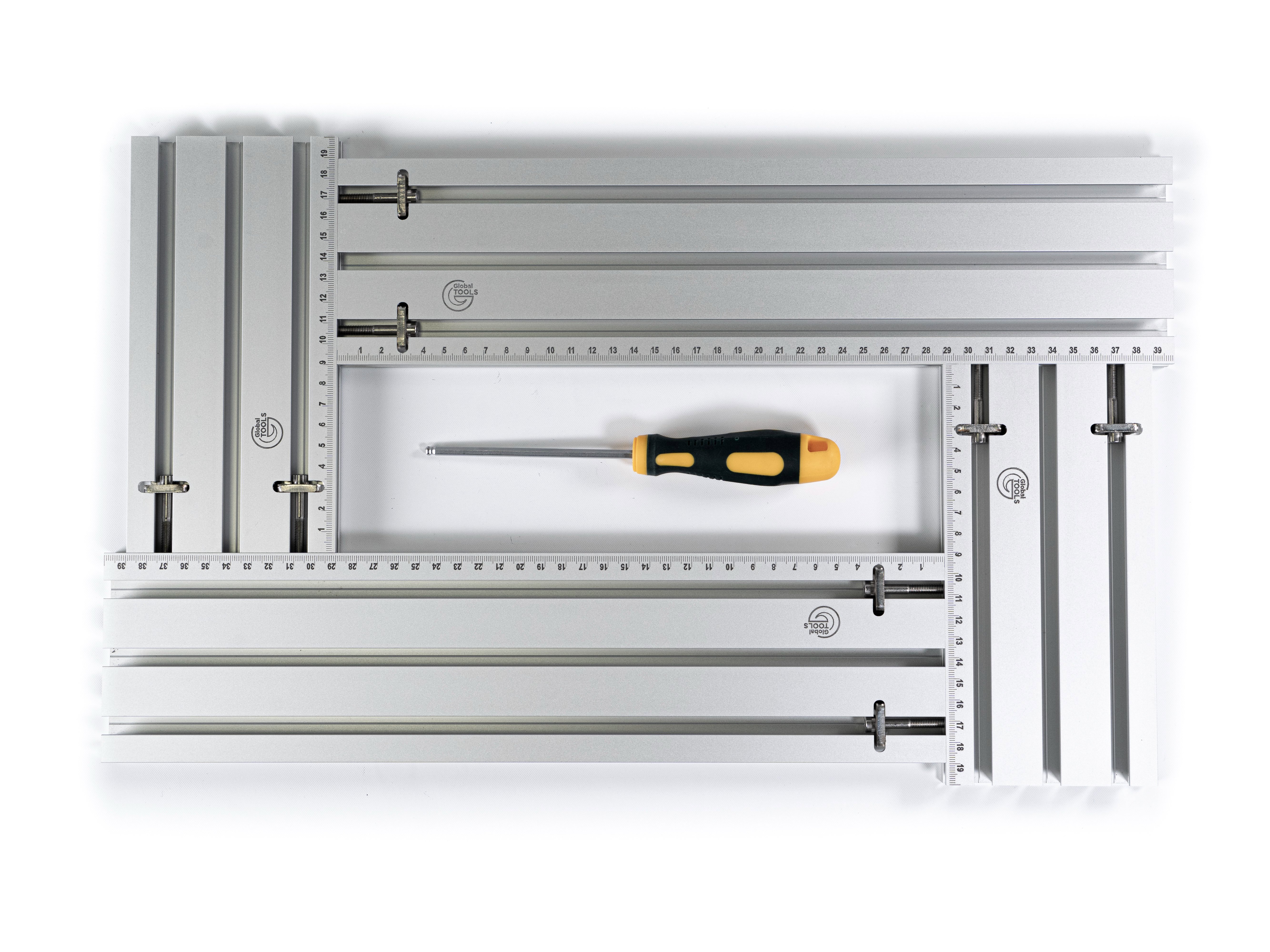 Изображение товара Комплект для фрезерного шаблона GlobalTOOLS KT RJ200400 Plus 200x400 мм
