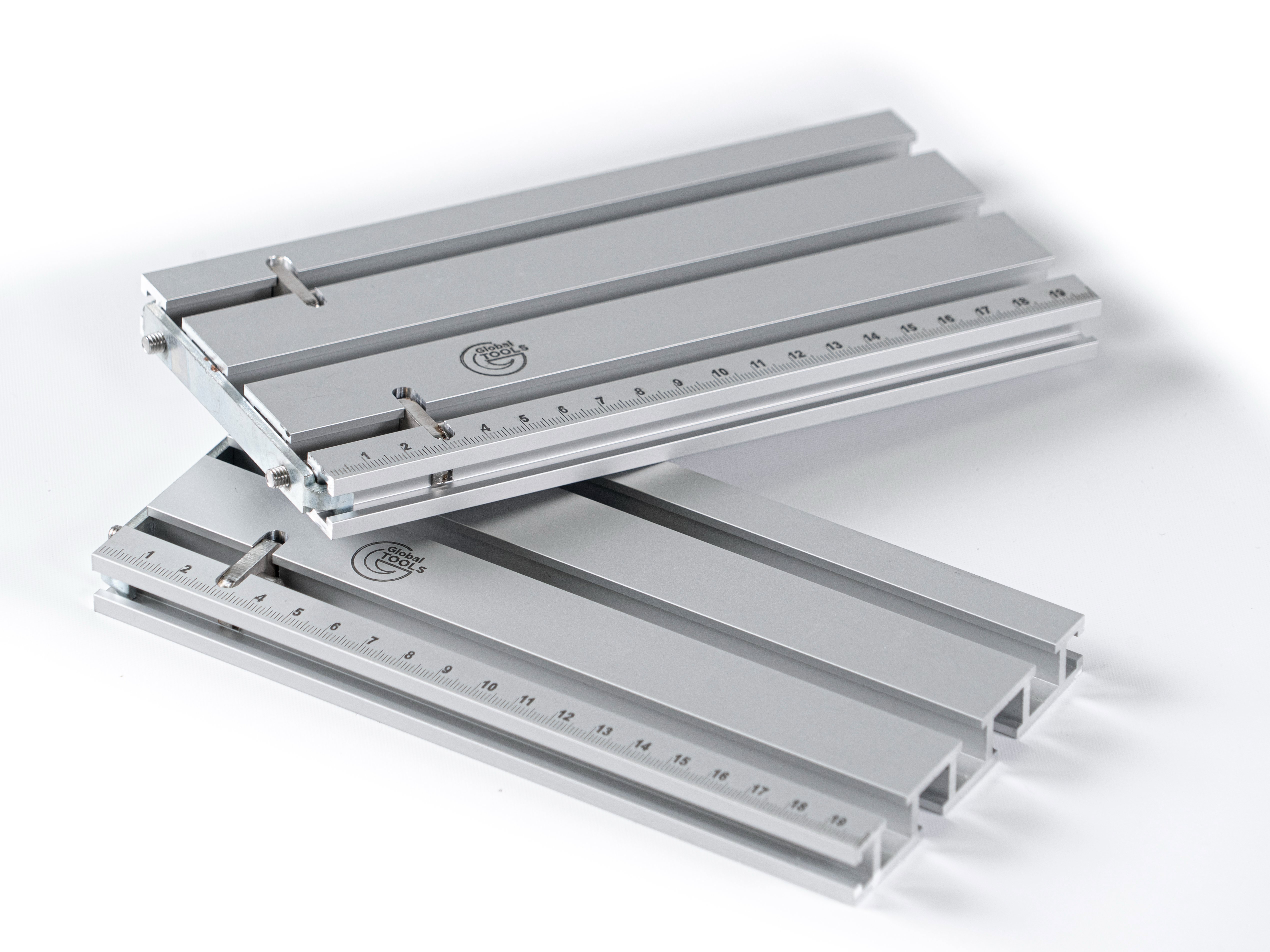 Изображение товара Комплект для фрезерного шаблона GlobalTOOLS KT RJ200 200 мм, алюминий, Россия