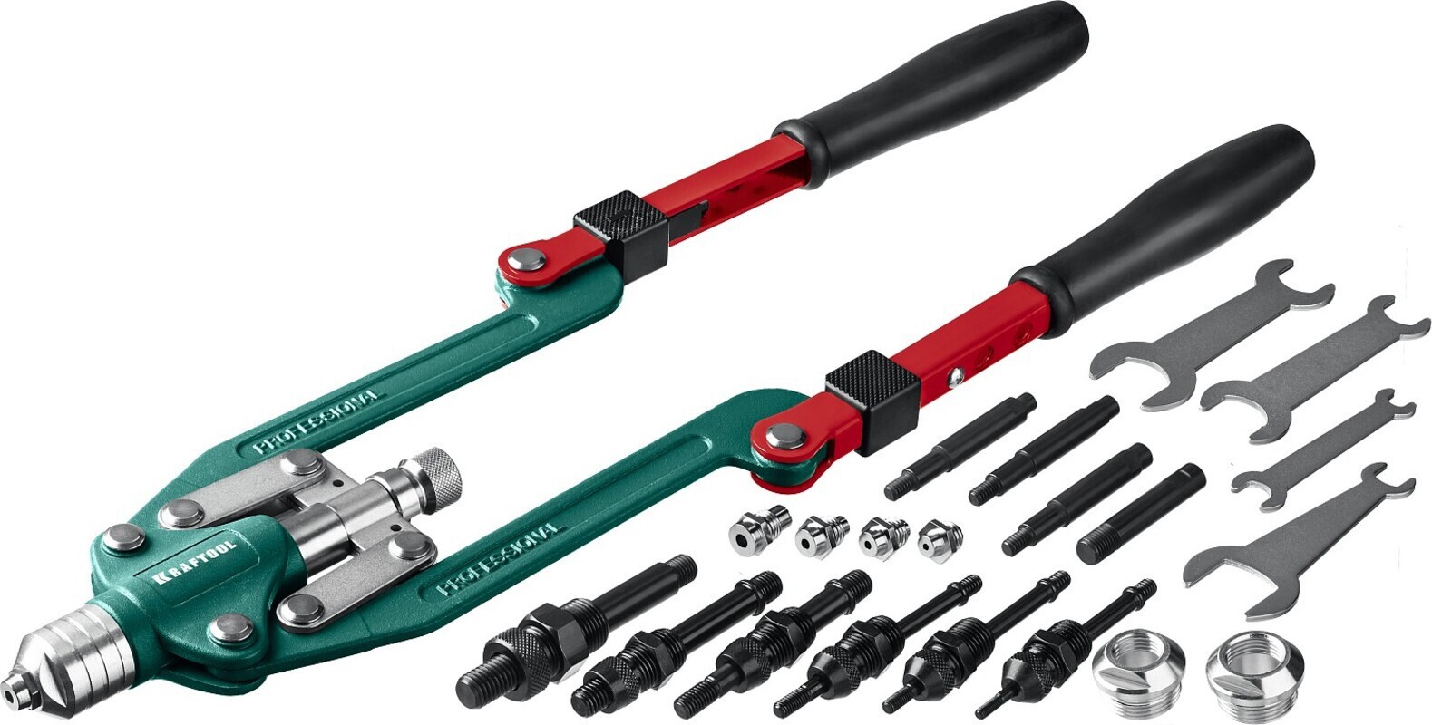 Изображение товара Заклепочник Kraftool Combo3 31182 520 мм для вытяжных и резьбовых заклепок