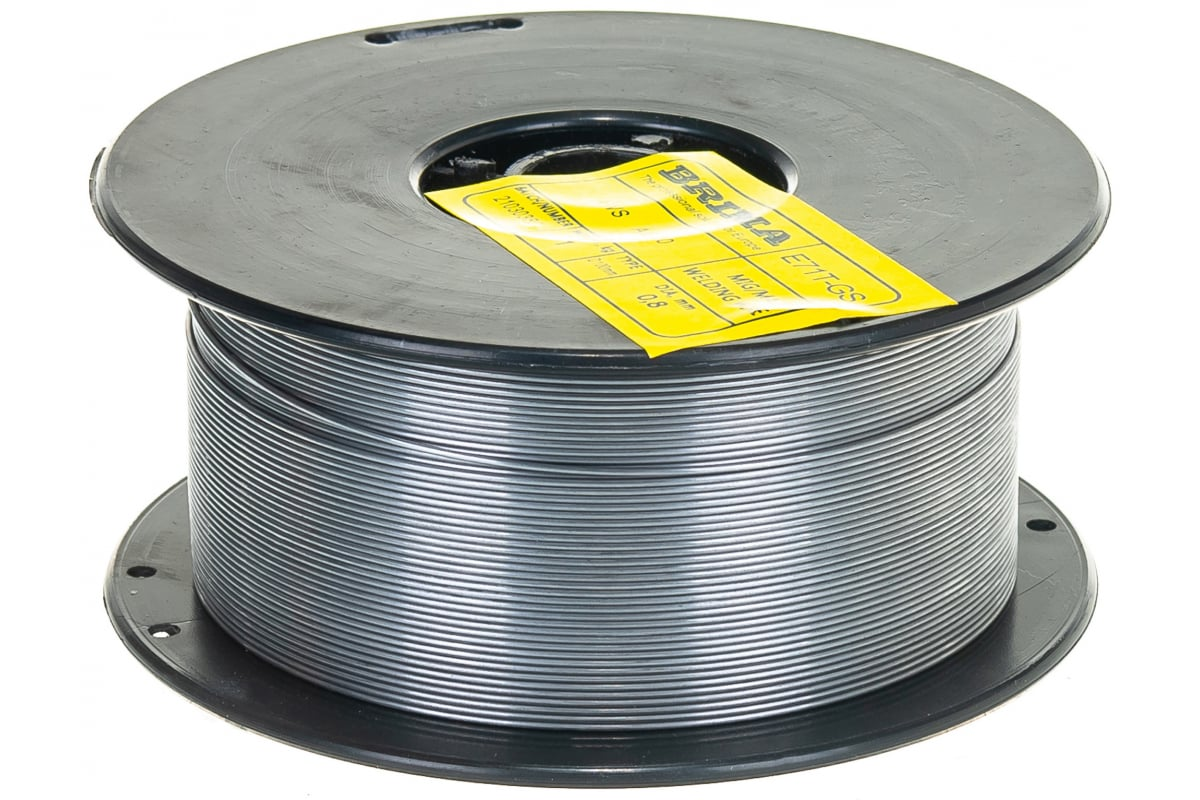 Изображение товара Проволока сварочная порошковая E71T-GS Brima 0.8 мм 1 кг для MIG/MAG