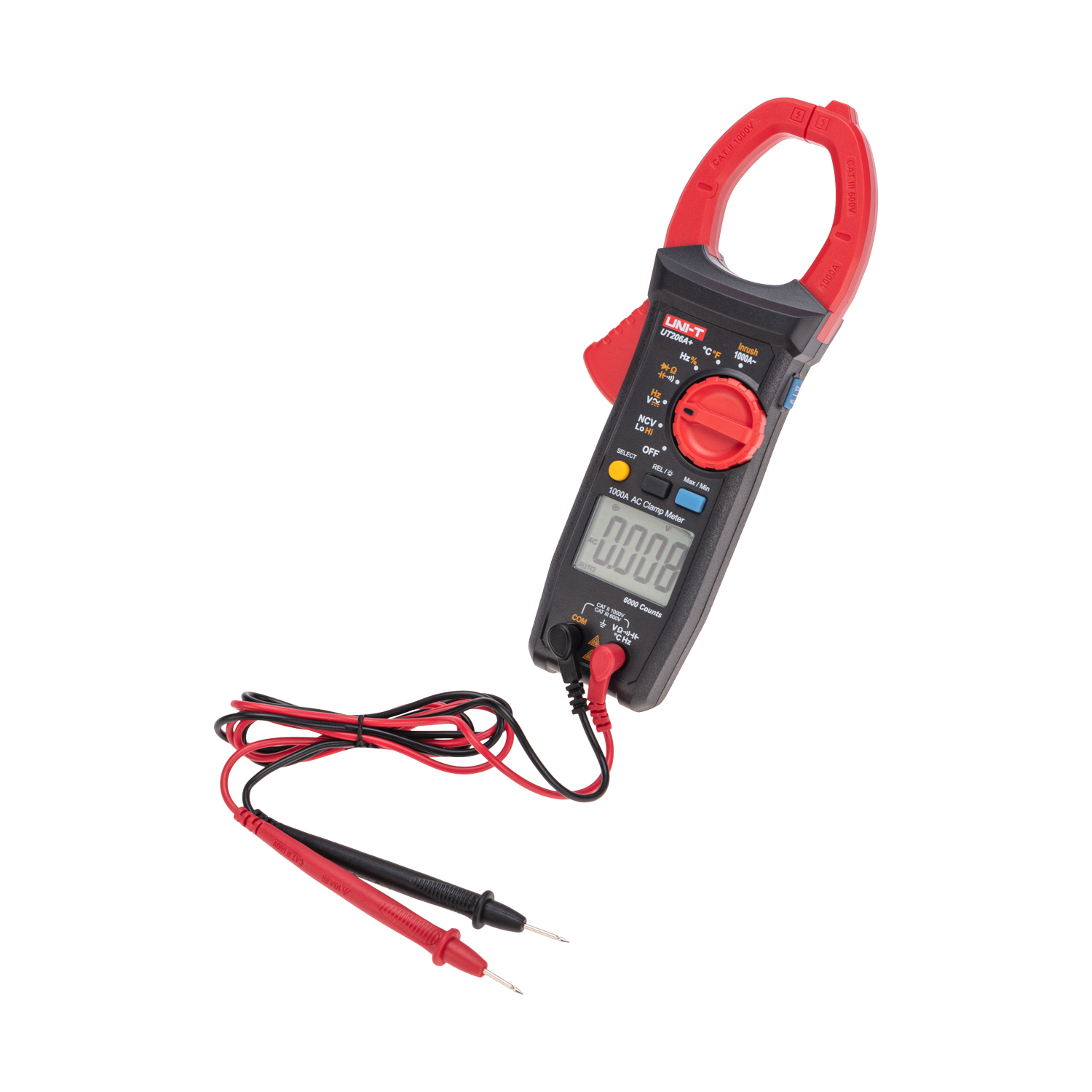 Изображение товара Токовые клещи UNI-T UT206A+ цифровые измерительные с функциями контроля напряжения