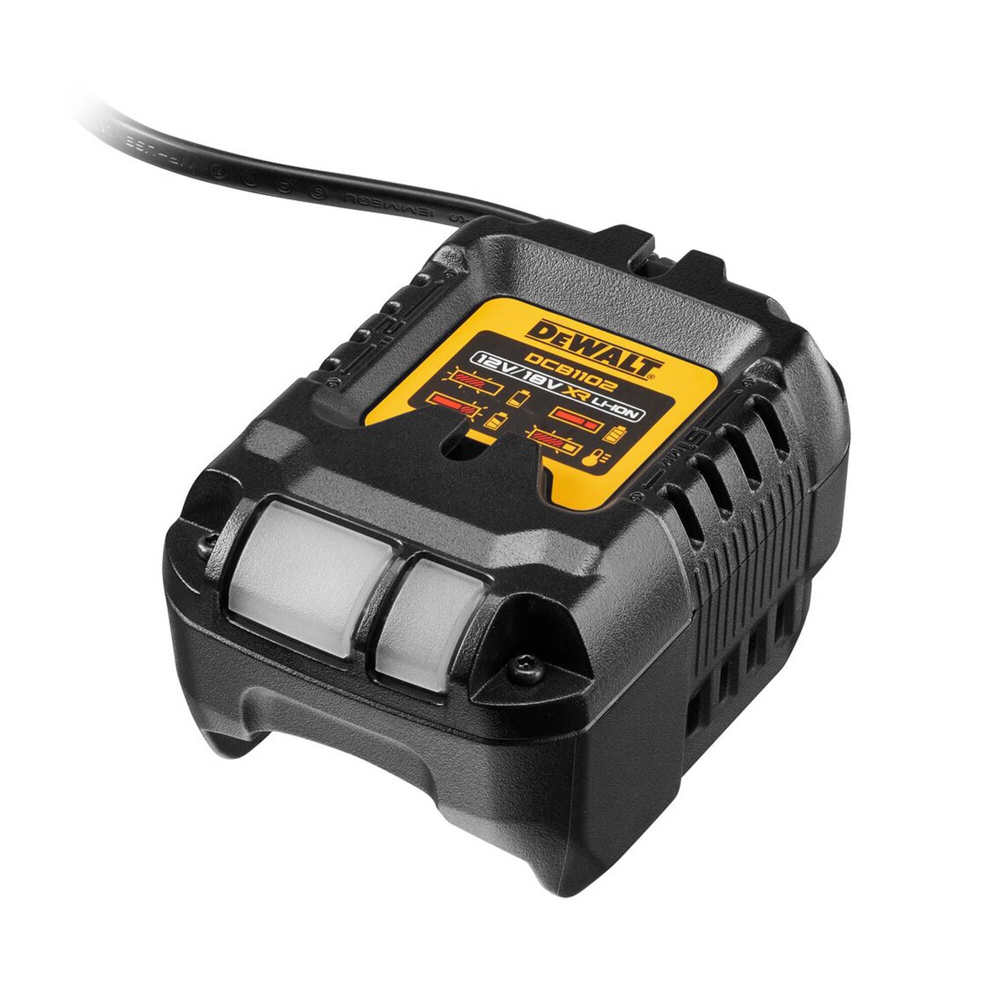 Изображение товара Зарядное устройство для аккумуляторов DEWALT DCB1102 2 А для 10.8 В 18 В FLEXVOLT