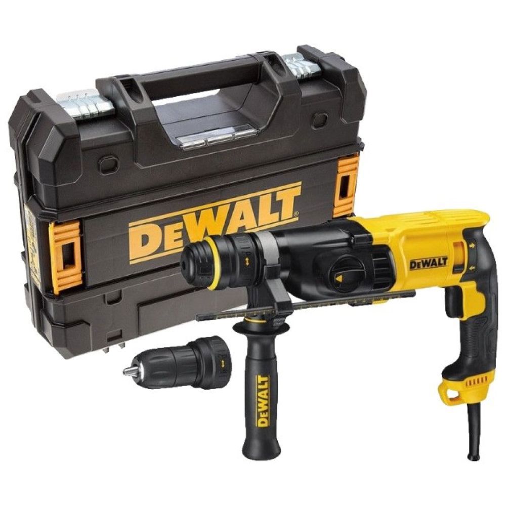 Изображение товара Перфоратор Dewalt D25144K-QS 900 Вт SDS Plus с 3 режимами Изображение товара Перфоратор Dewalt D25144K-QS 900 Вт SDS Plus с 3 режимами