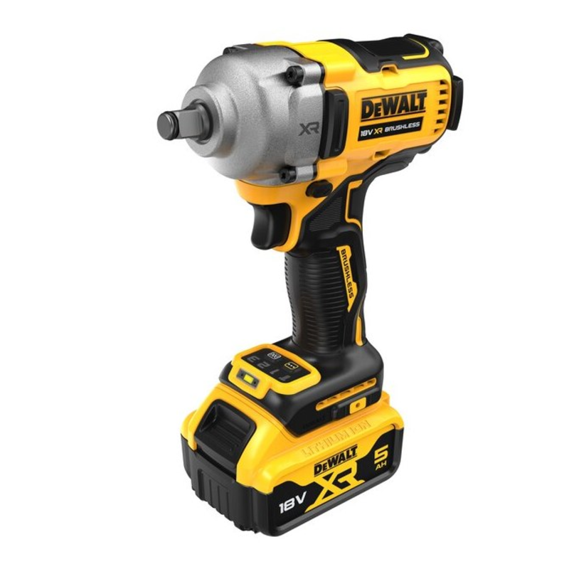 Изображение товара Гайковерт аккумуляторный бесщеточная Dewalt DCF891P2T-QW, 18 В Li-Ion 2x5 Ач, 812 Нм