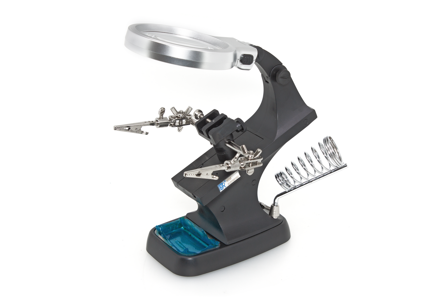 Изображение товара Поддержка и лупа для паяльника Kitoki Fukai TH-7023-B с подсветкой