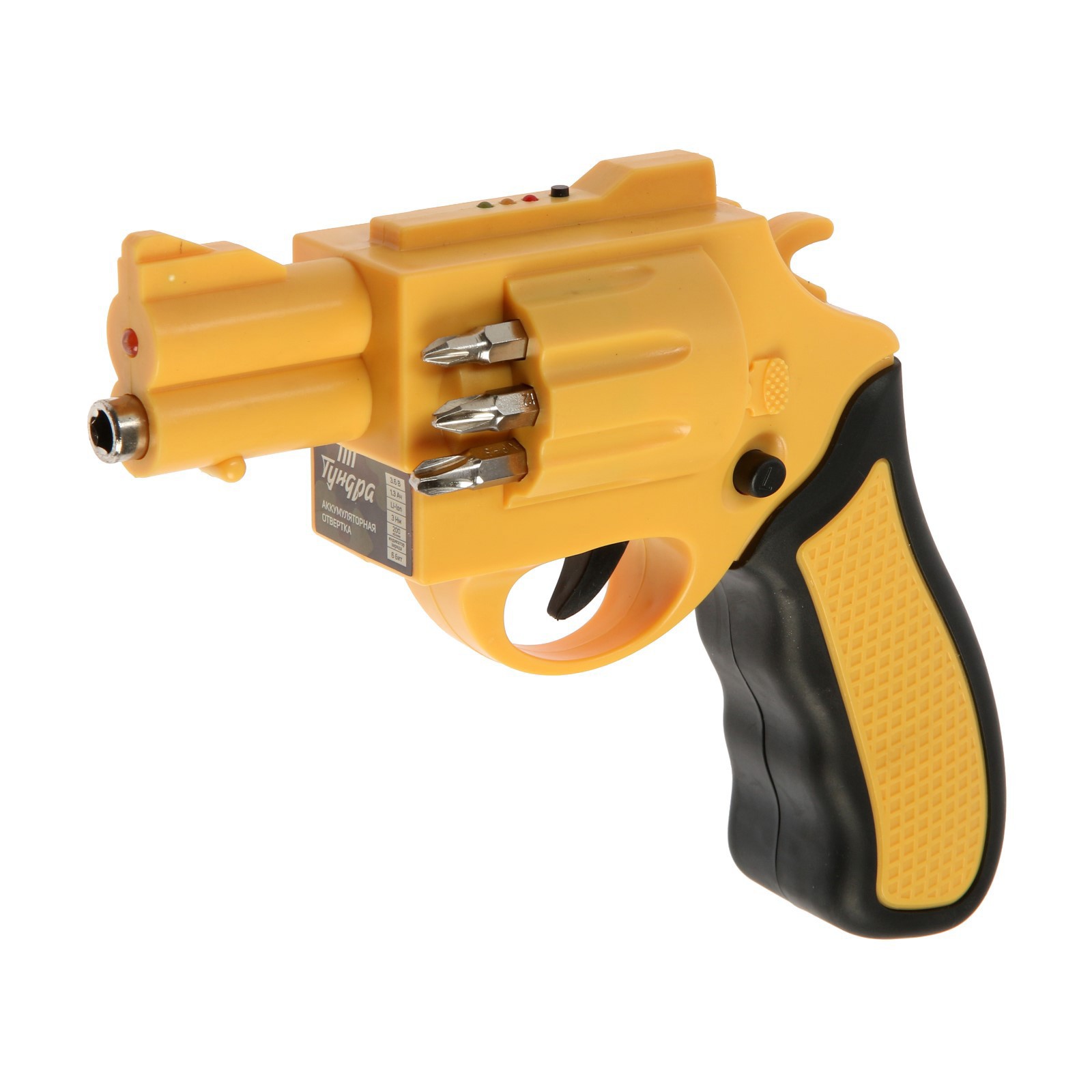 Изображение товара Отвертка аккумуляторная Тундра 9604463 с Li-Ion аккумулятором