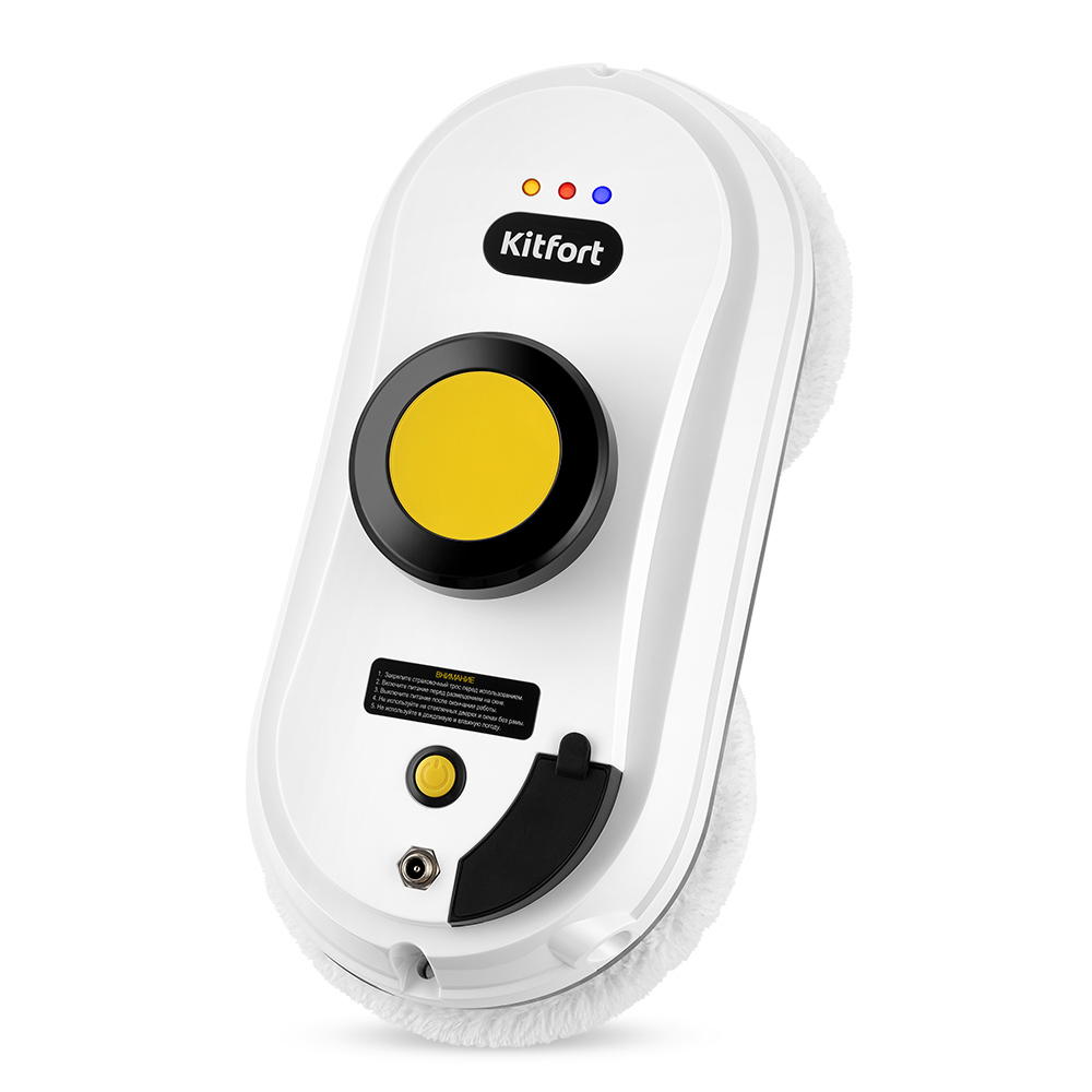 Изображение товара Робот-мойщик окон Kitfort Кт-5188 80 Вт для стекол с управлением пультом
