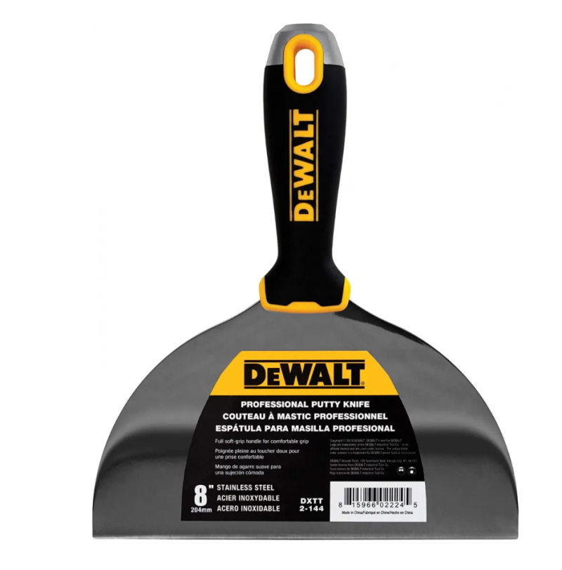 Изображение товара Шпатель малярный Волма DeWalt 40002557 200 мм, нержавеющая сталь