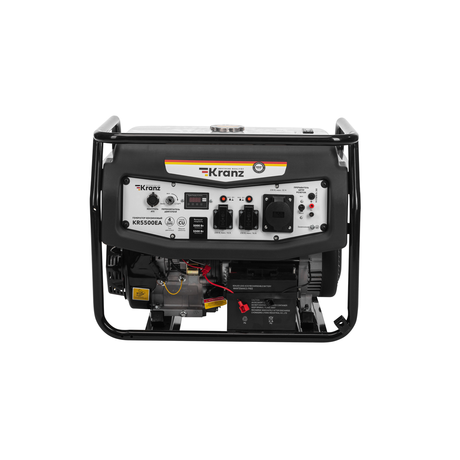 Изображение товара Генератор бензиновый Kranz KR5500EA 5.5 кВт