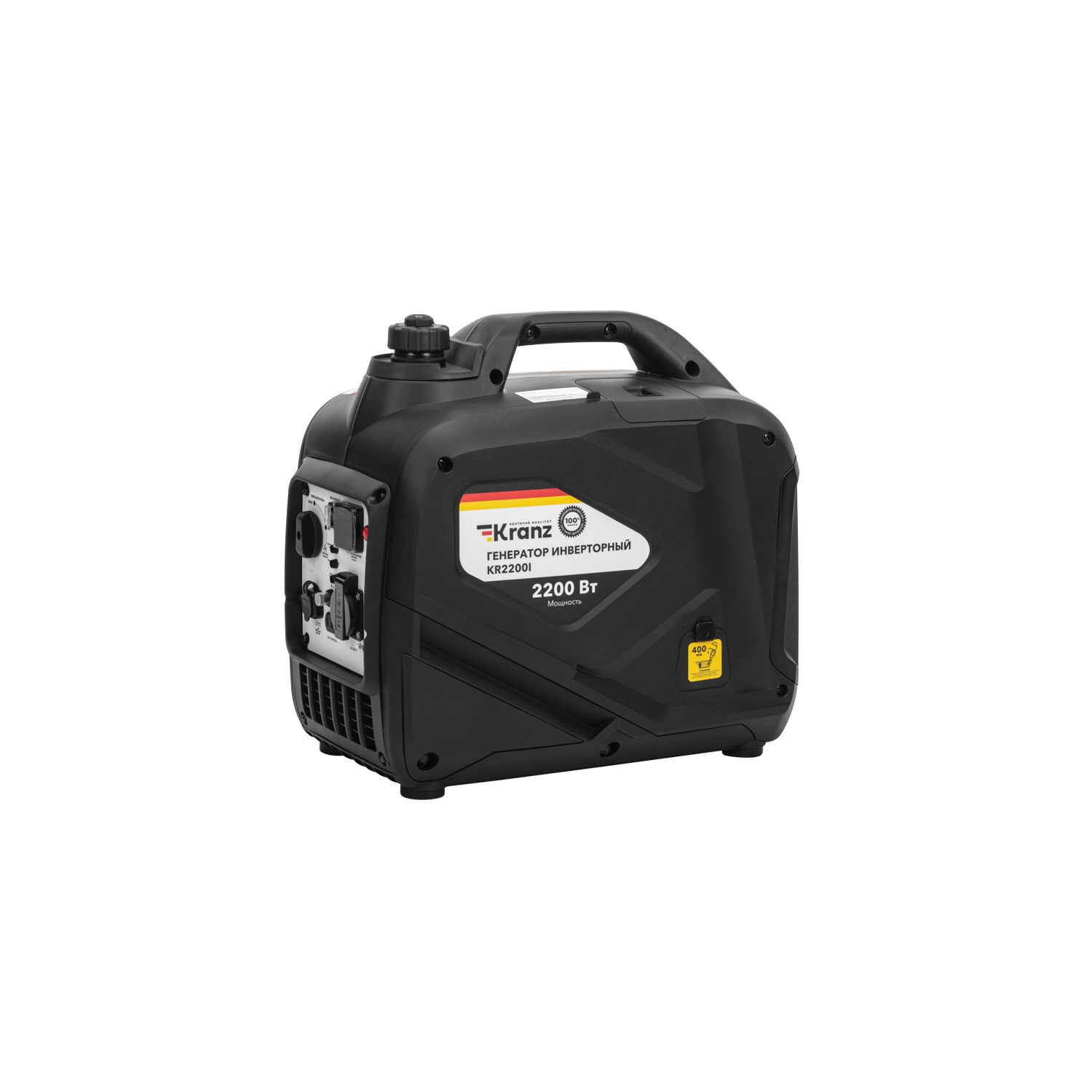 Изображение товара Инверторный бензиновый генератор Kranz KR2200I 2.2 кВт для дома и отдыха