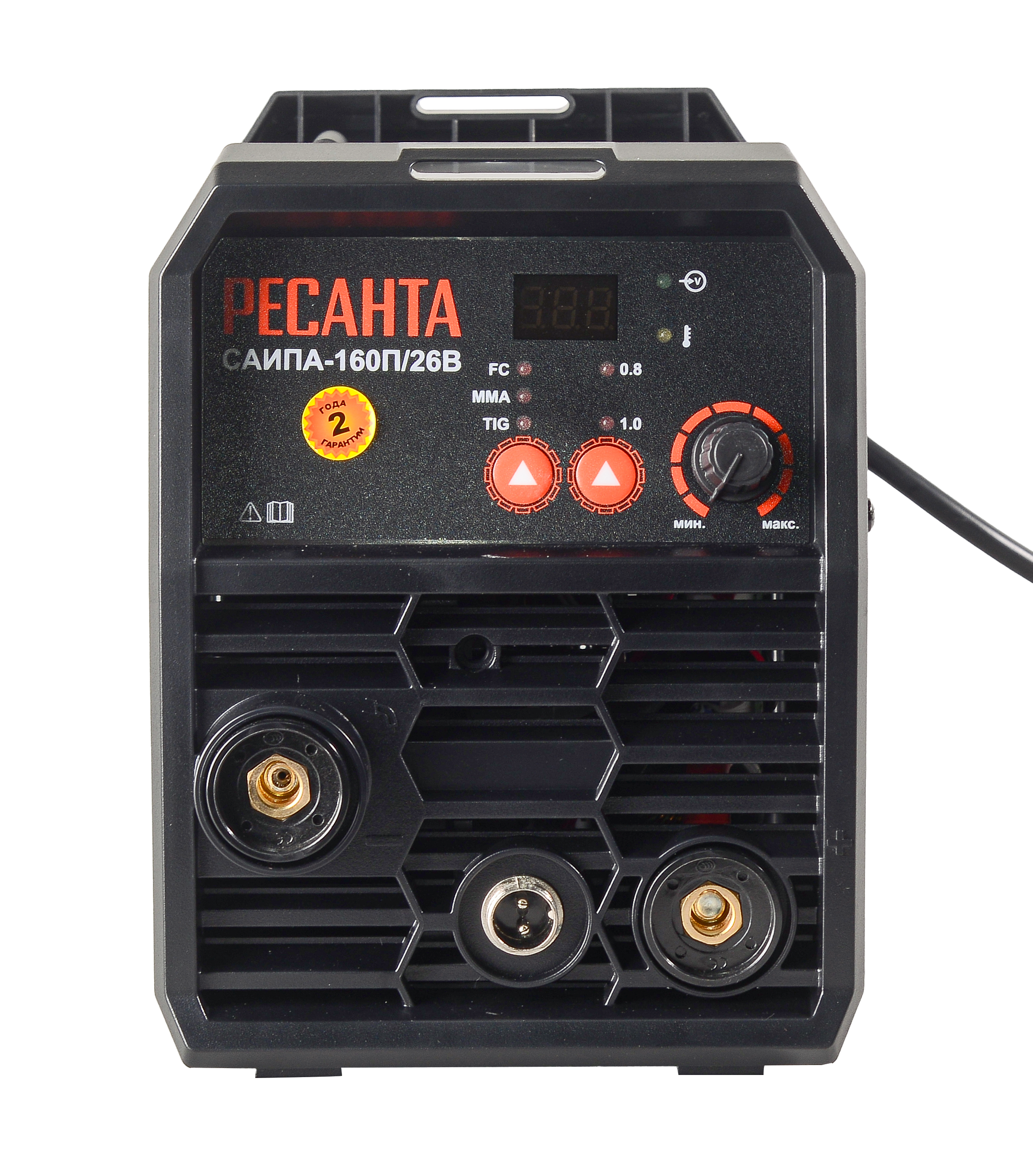Изображение товара Сварочный полуавтомат инверторный Ресанта САИПА-160П/26В, 160 А, 4 мм