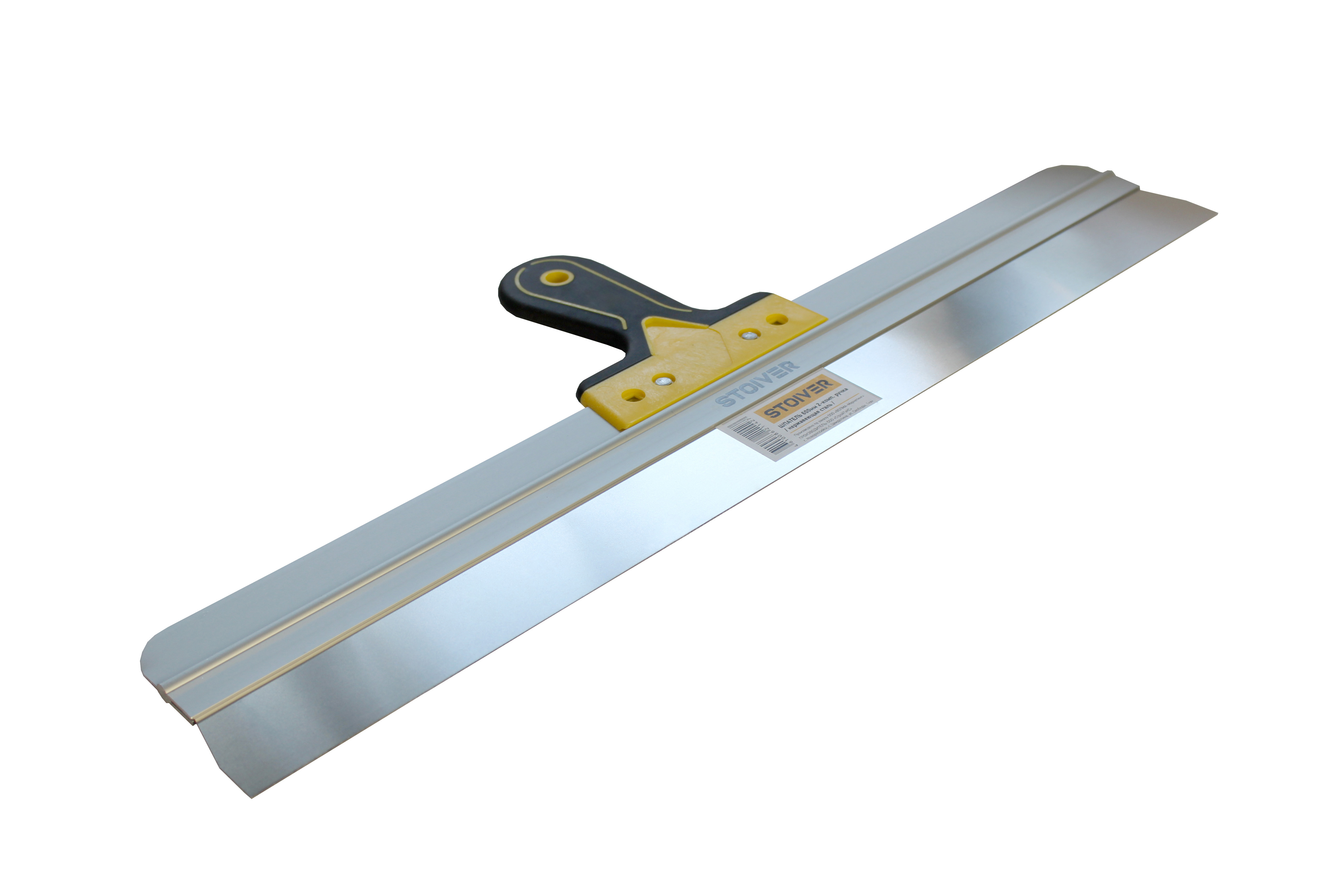 Изображение товара Малярный шпатель Волма Pro Stoiver 600мм нержавеющая сталь, удобная ручка для выравнивания surface