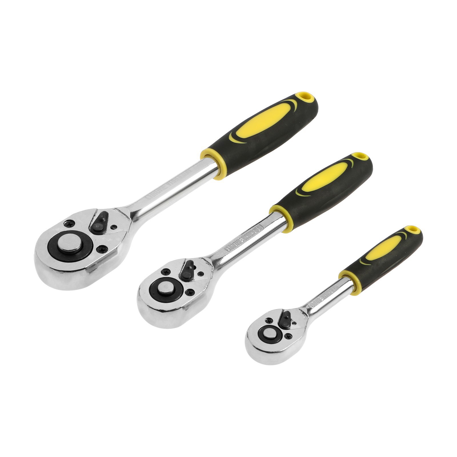 Изображение товара Набор воротков с трещоткой Тундра 3 шт 9863768 для монтажа и демонтажа