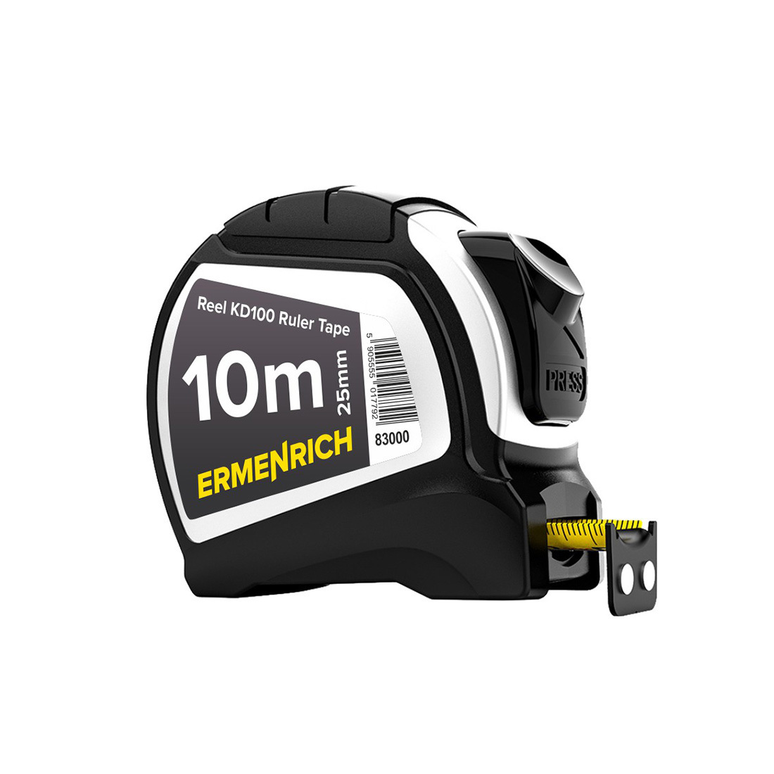 Изображение товара Измерительная рулетка Ermenrich Reel KD100 10 м x 25 мм с магнитным наконечником