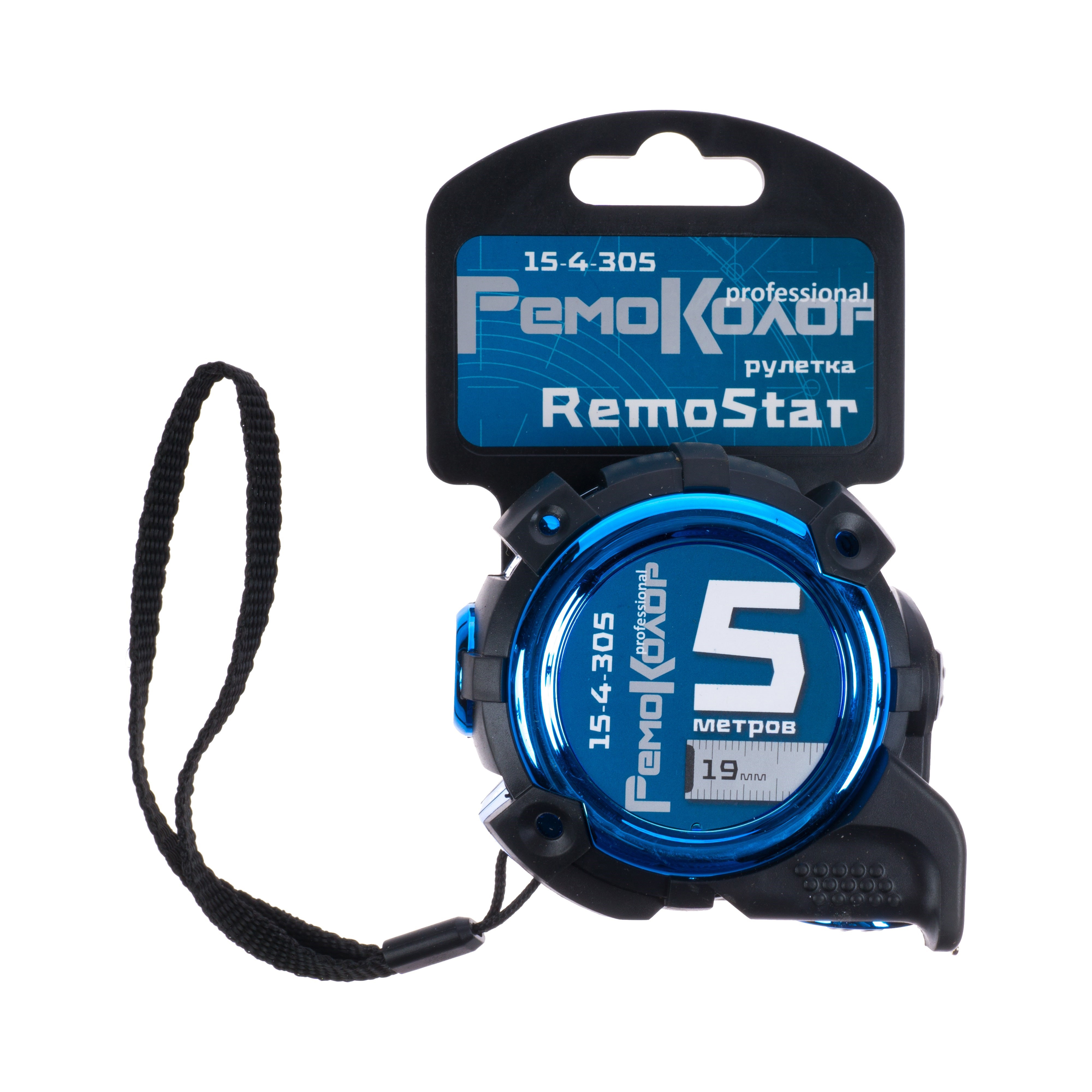 Изображение товара Рулетка Ремоколор RemoStar 15-4-305 5 м сталь ABS ударопрочная