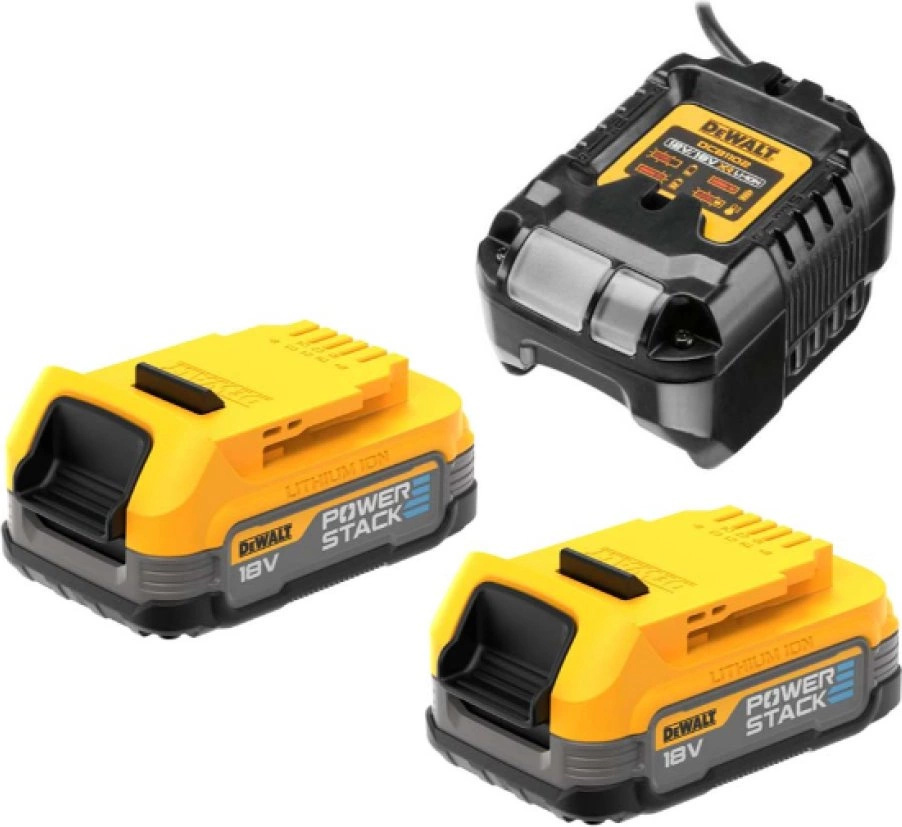 Изображение товара Зарядное устройство Dewalt DCB1102E2-QW с двумя аккумуляторами