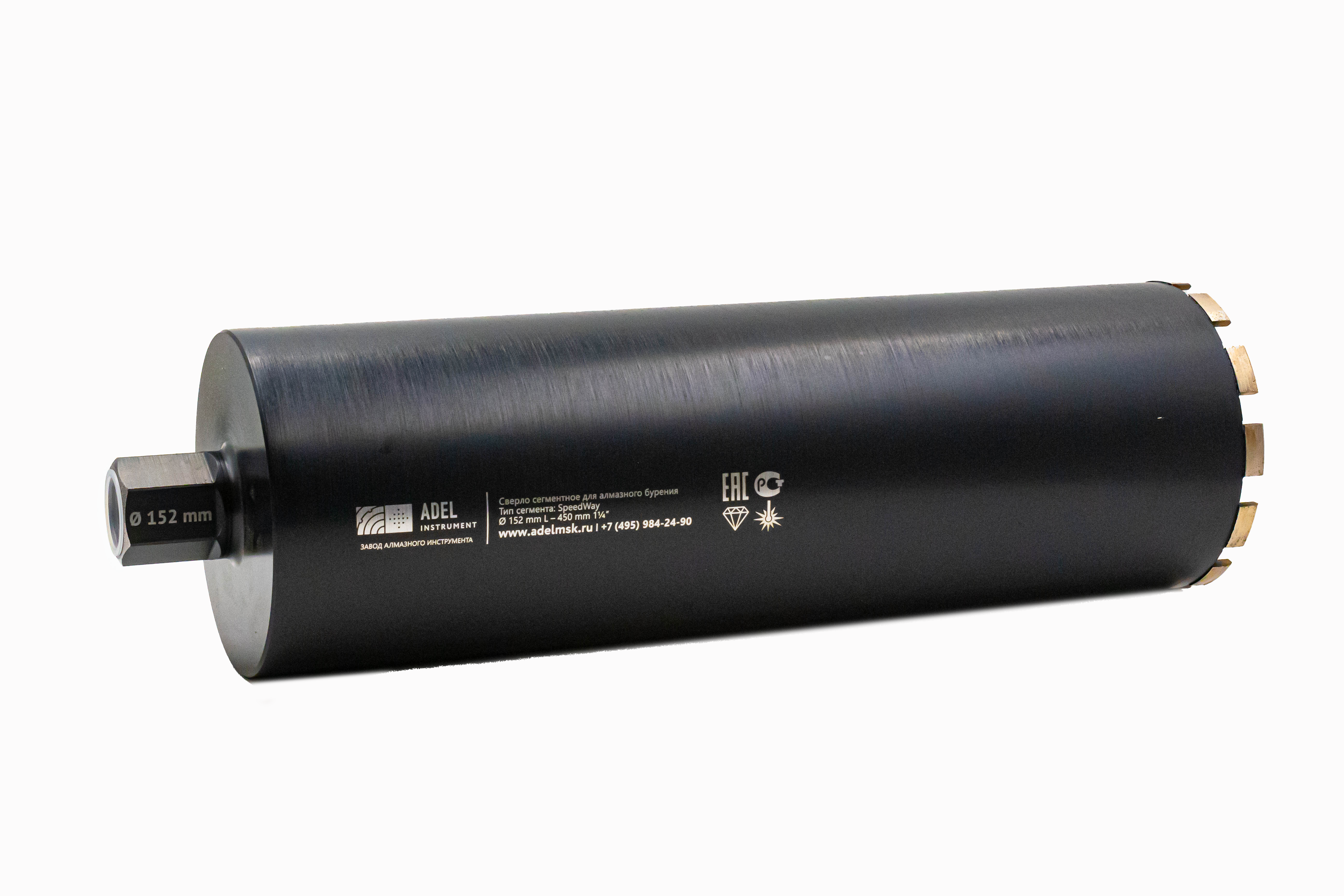 Изображение товара Алмазная коронка по бетону SpeedWay 152 мм 1/4" ADEL INSTRUMENT AI-1102300301