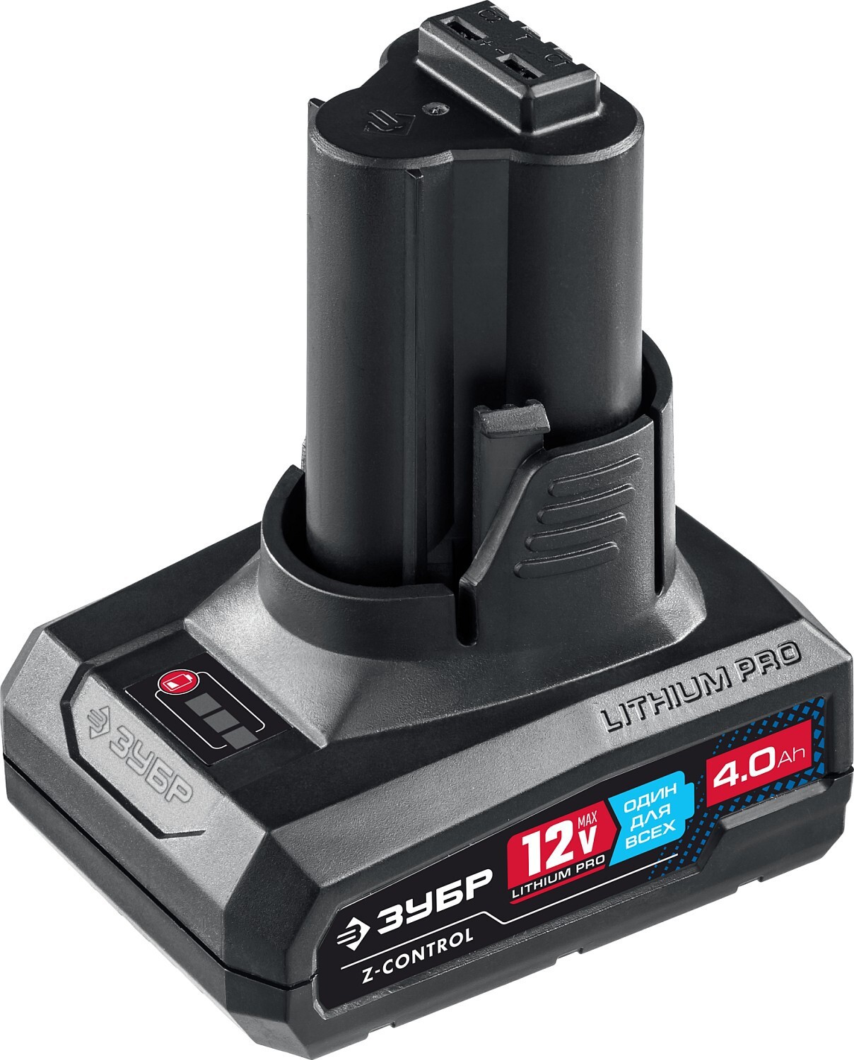 Изображение товара Аккумулятор ЗУБР ST7-12-4 12В 4Ач Li-Ion для инструментов
